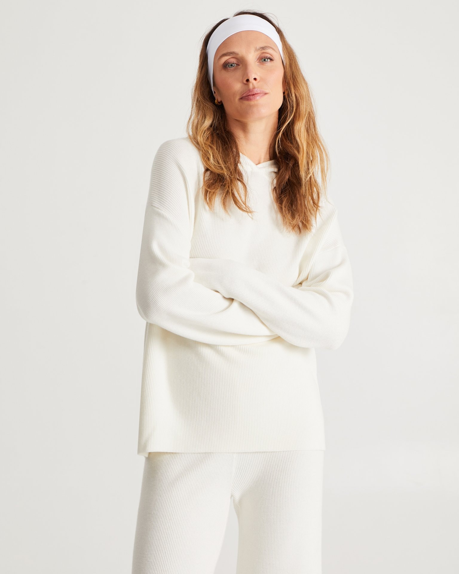 Hooded co-ord set, Milky — photo 3