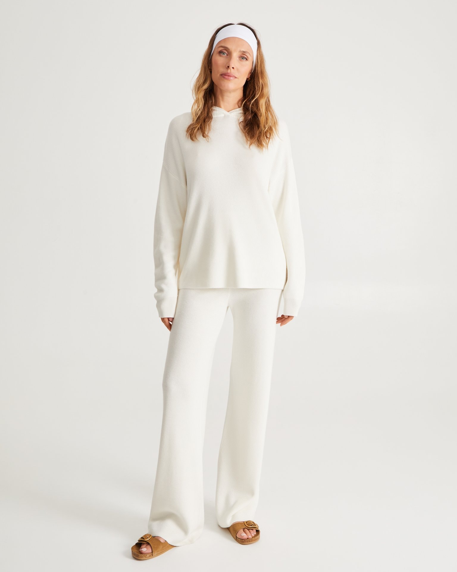 Hooded co-ord set, Milky