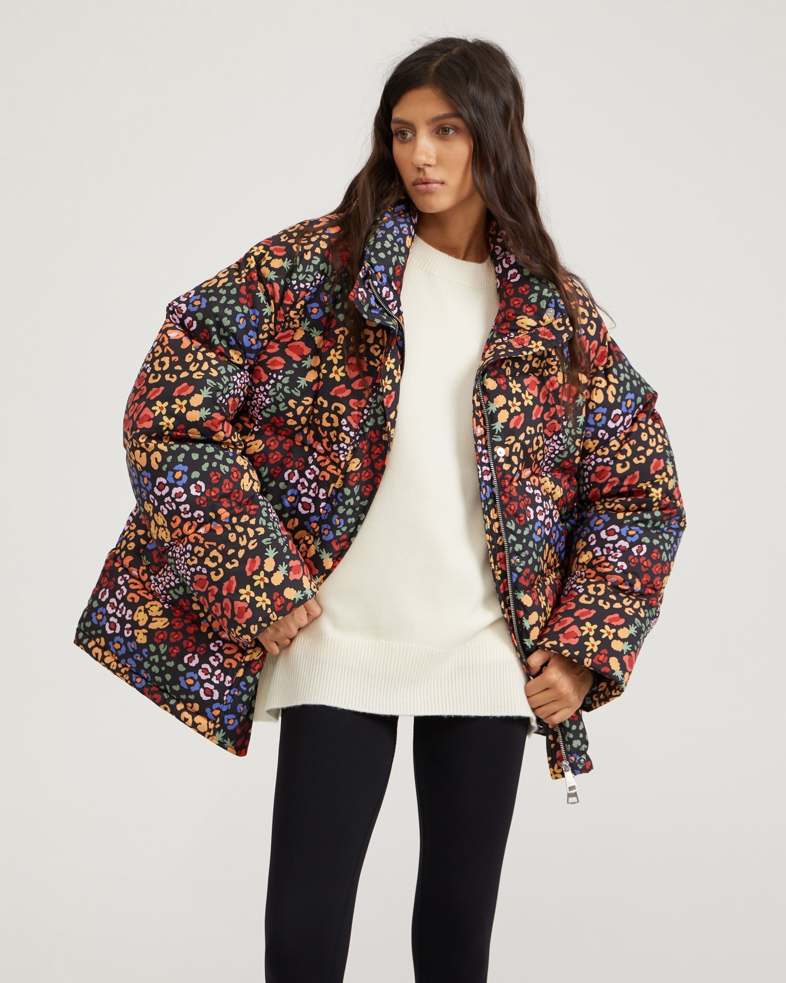 Jungle down jacket, Multicolour — photo 6
