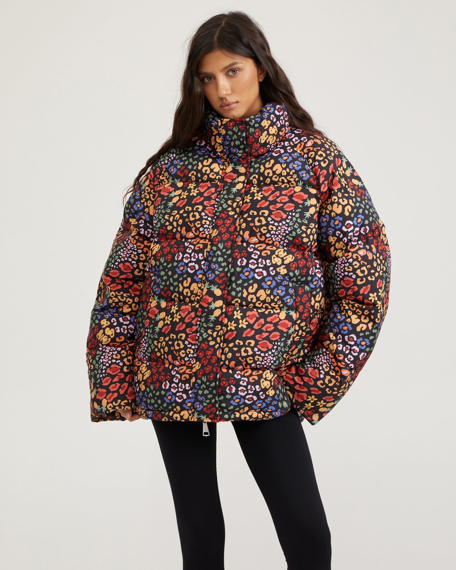 Jungle down jacket, Multicolour — photo 3
