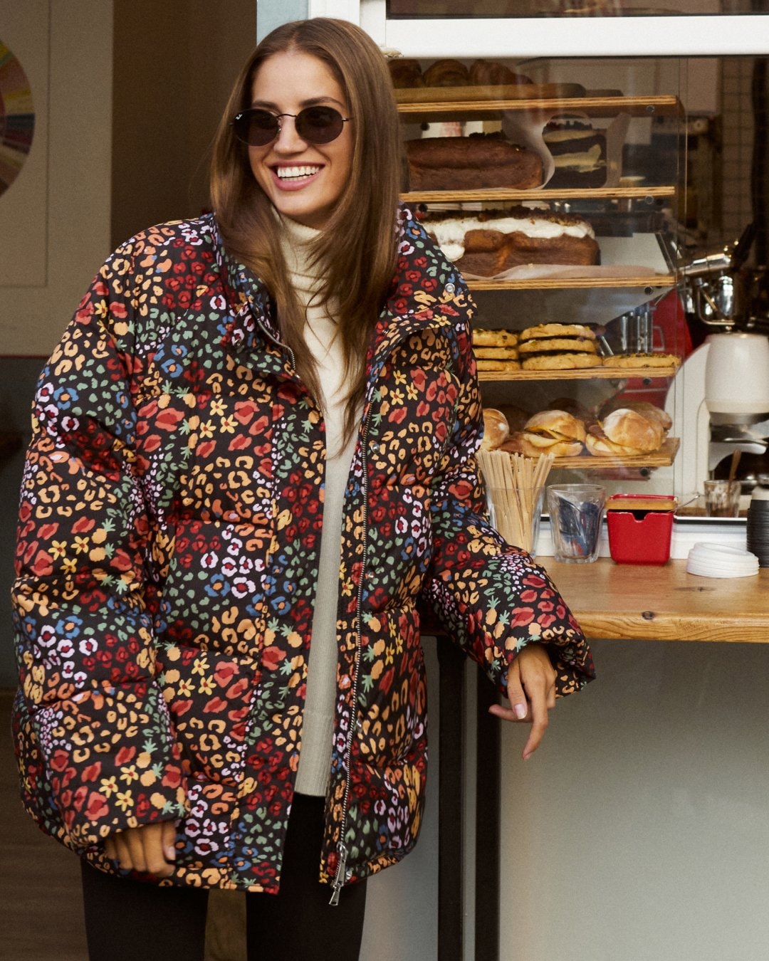Jungle down jacket, Multicolour — photo 2
