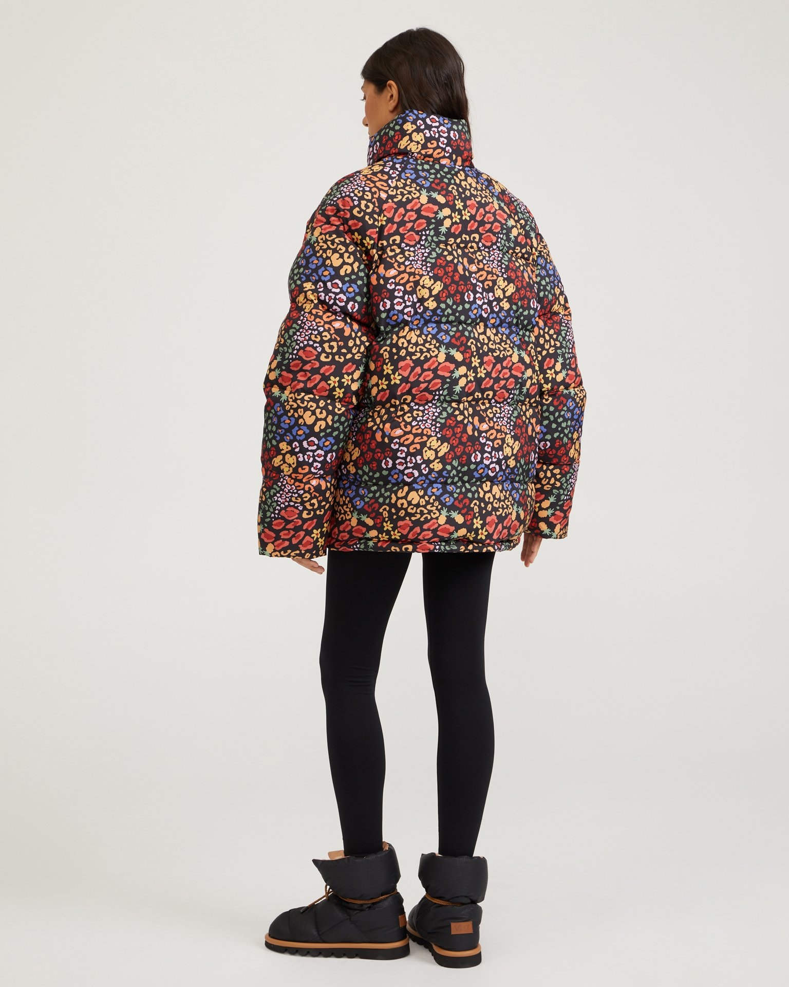 Jungle down jacket, Multicolour — photo 4