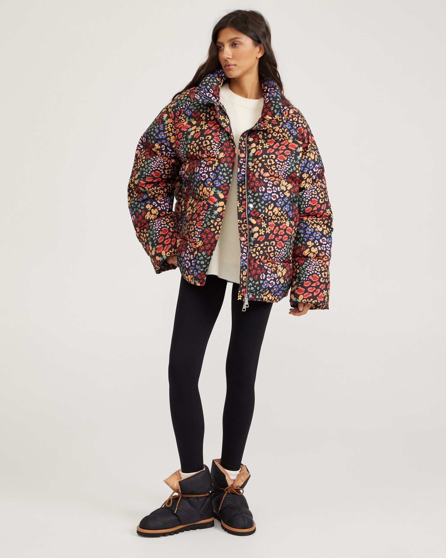 Jungle down jacket, Multicolour — photo 5