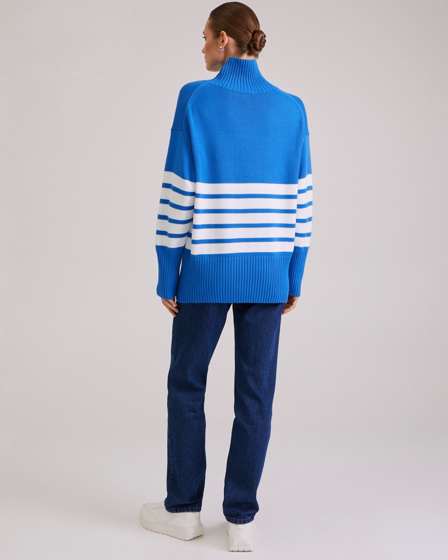Striped jumper, Blue — photo 3