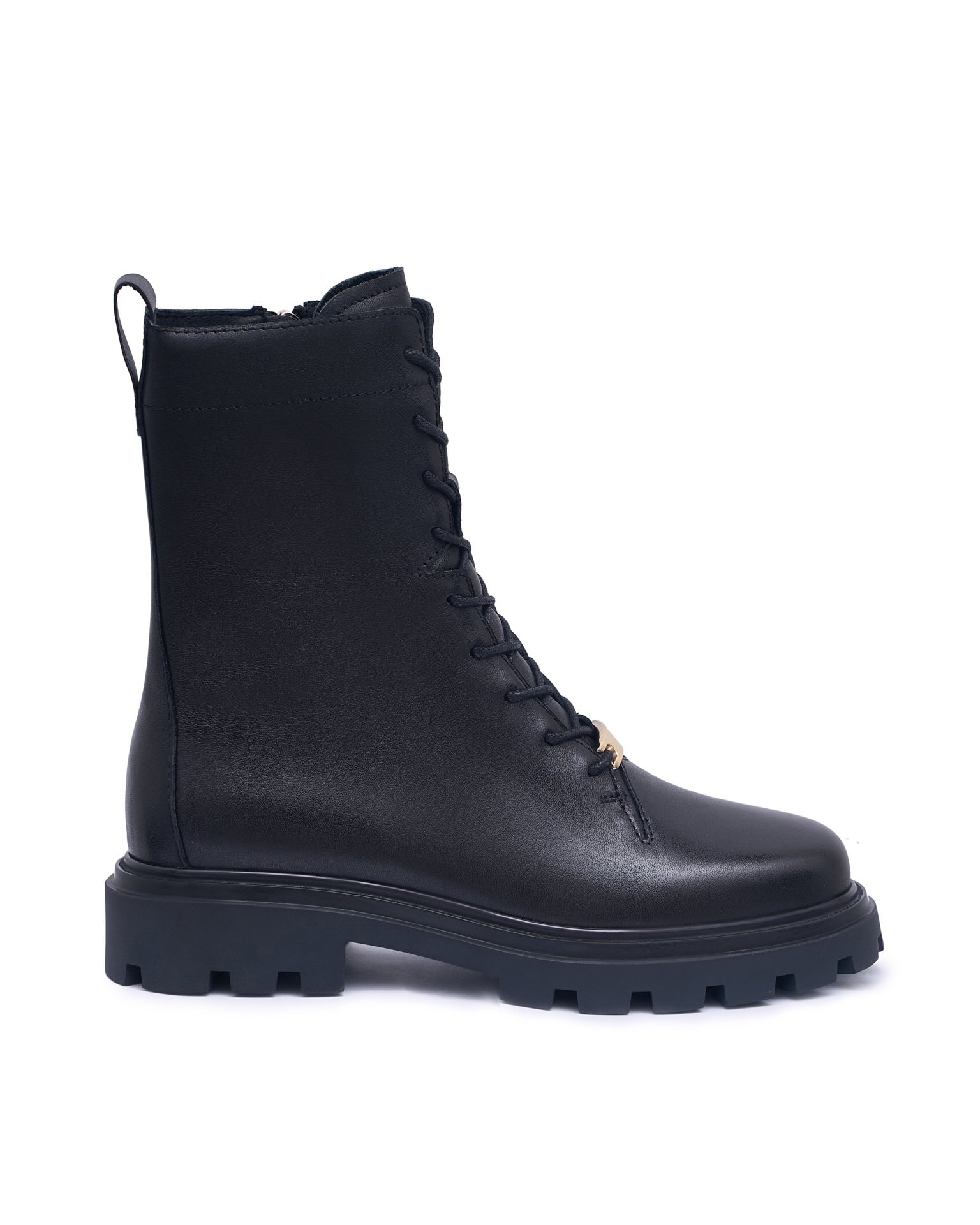Boots made of genuine leather, Black — photo 7