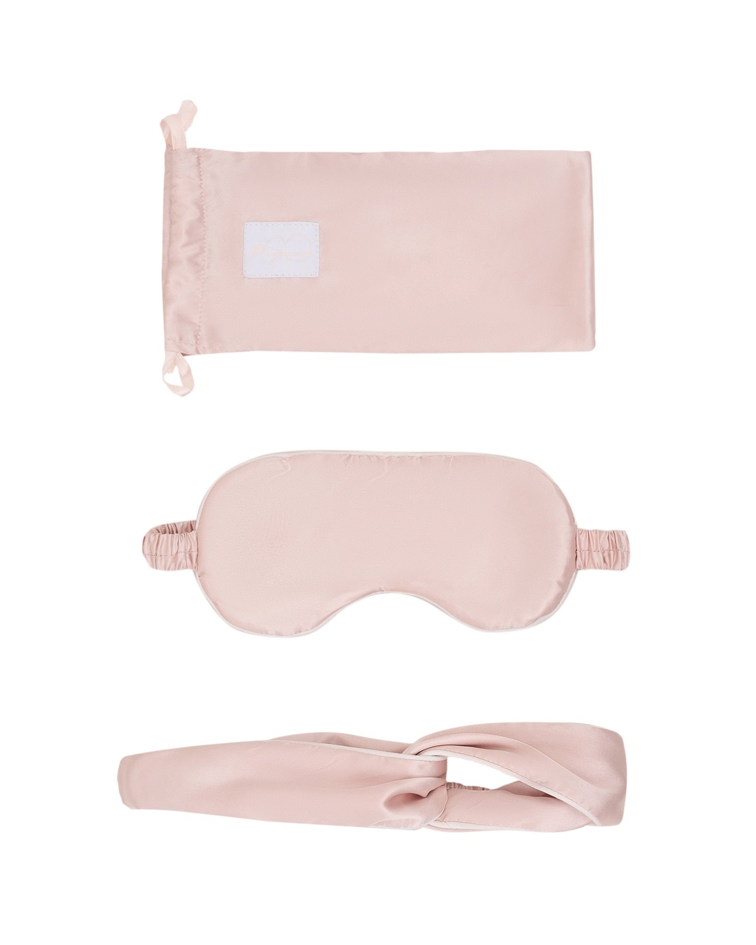 Sleep mask and headband, Pink
