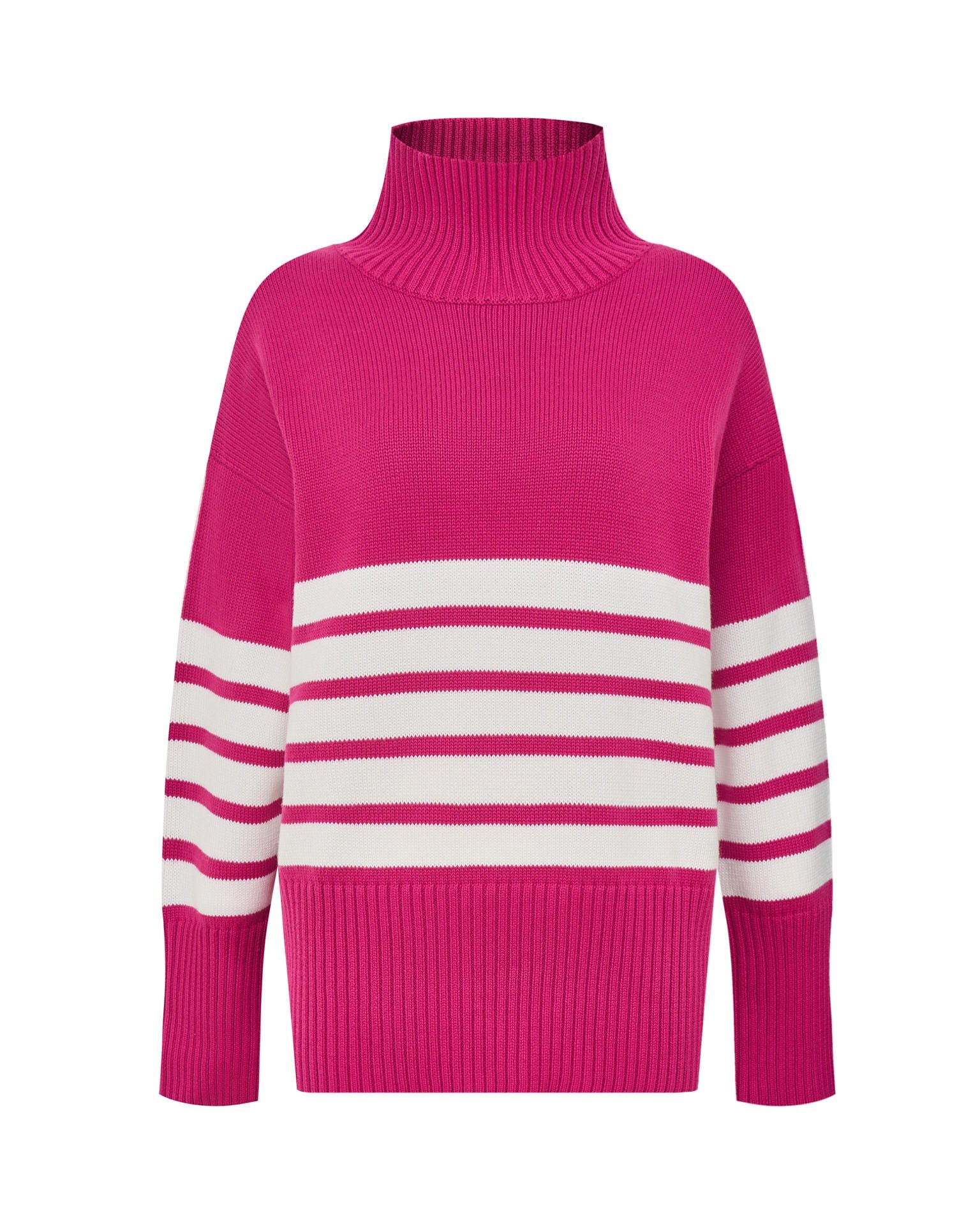 Striped jumper, Fuchsia — photo 8