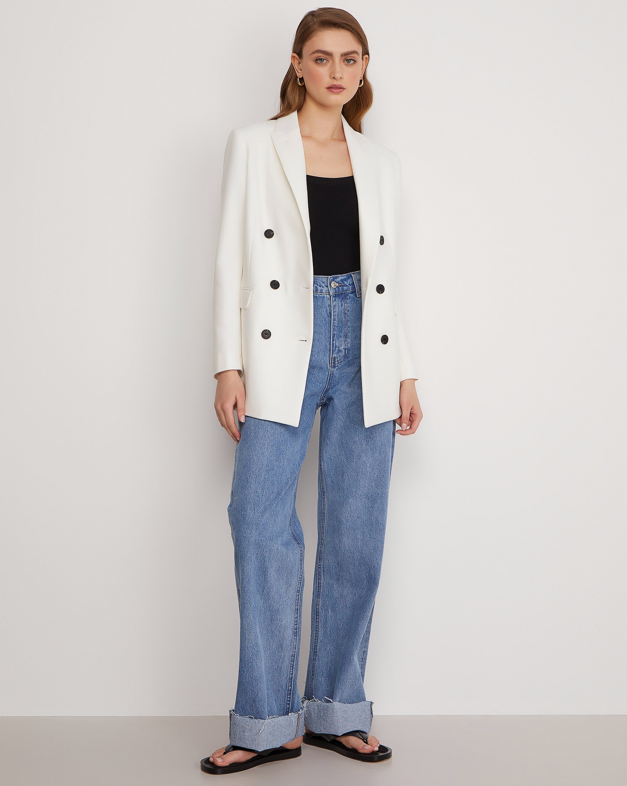 White blazer, White