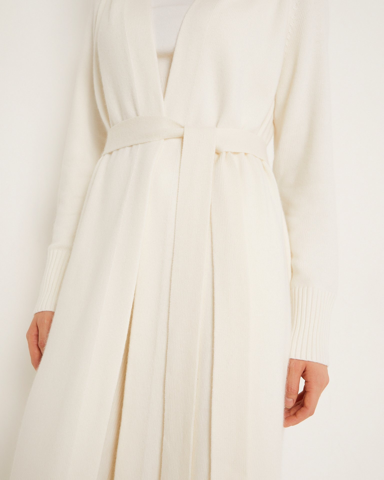 White cardigan, White — photo 7