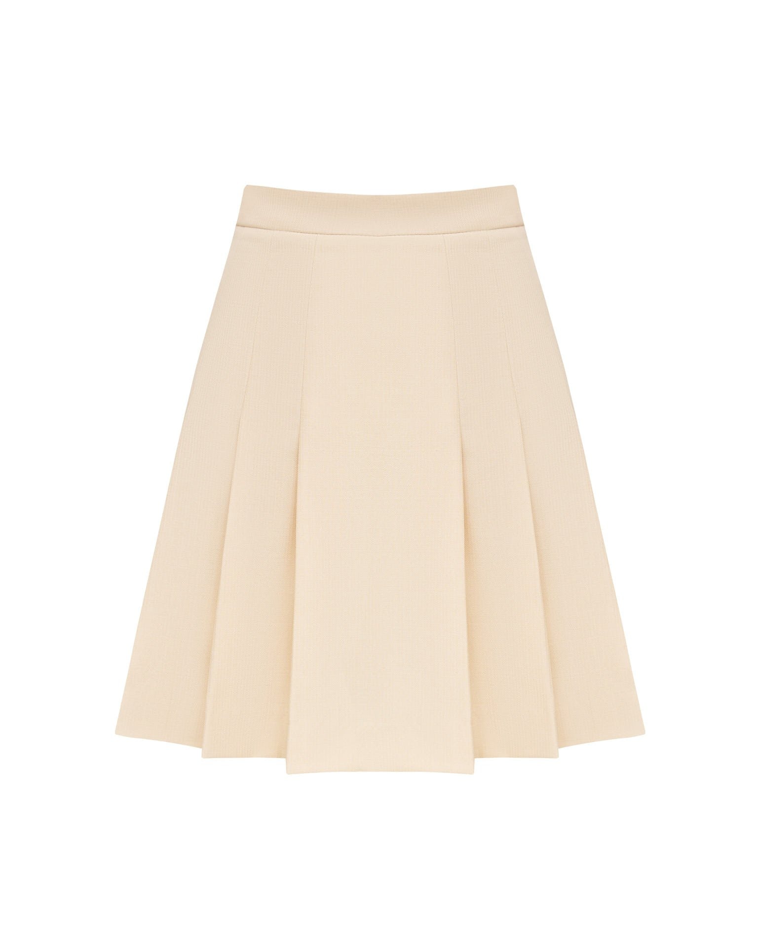 Pleated skirt, Light Beige — photo 6