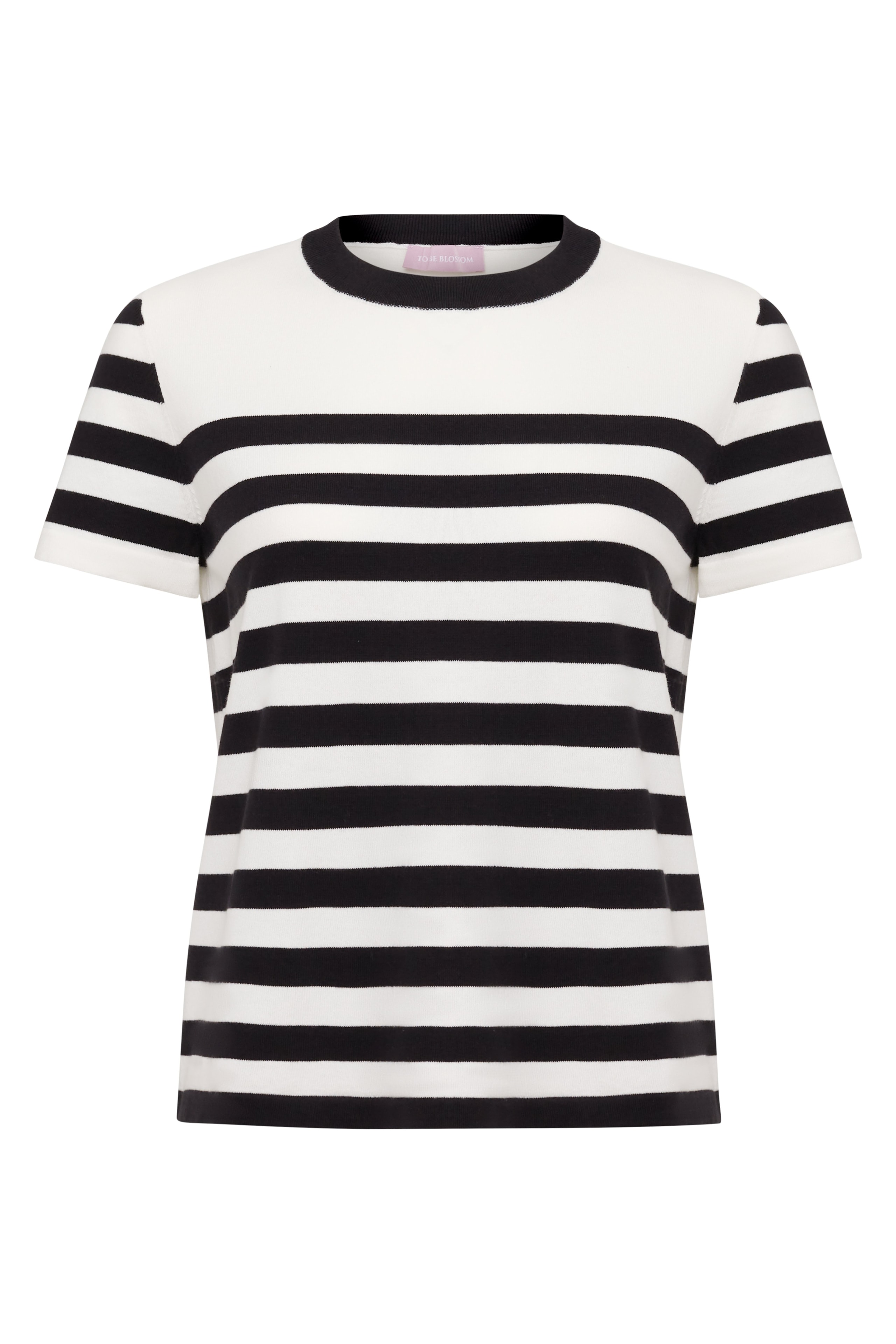 Striped top, Black