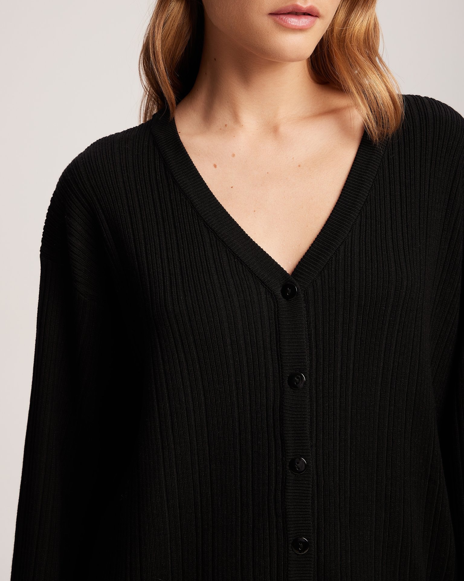 Black palazzo pants suit, Black — photo 9