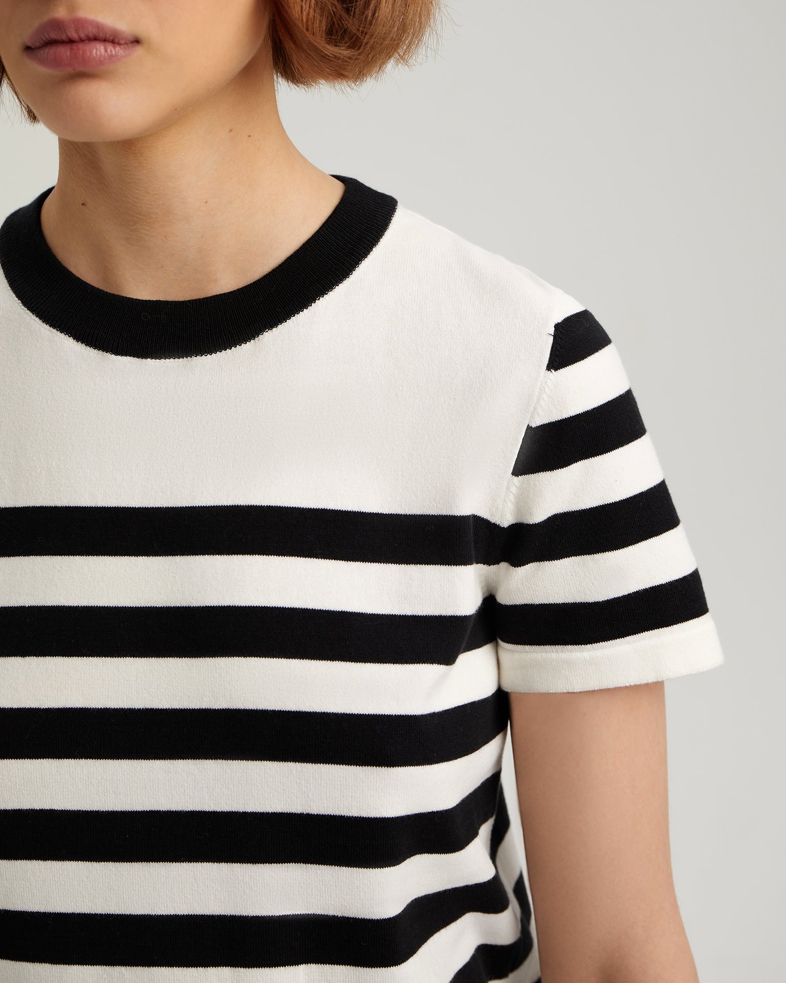 Striped top, Black — photo 7