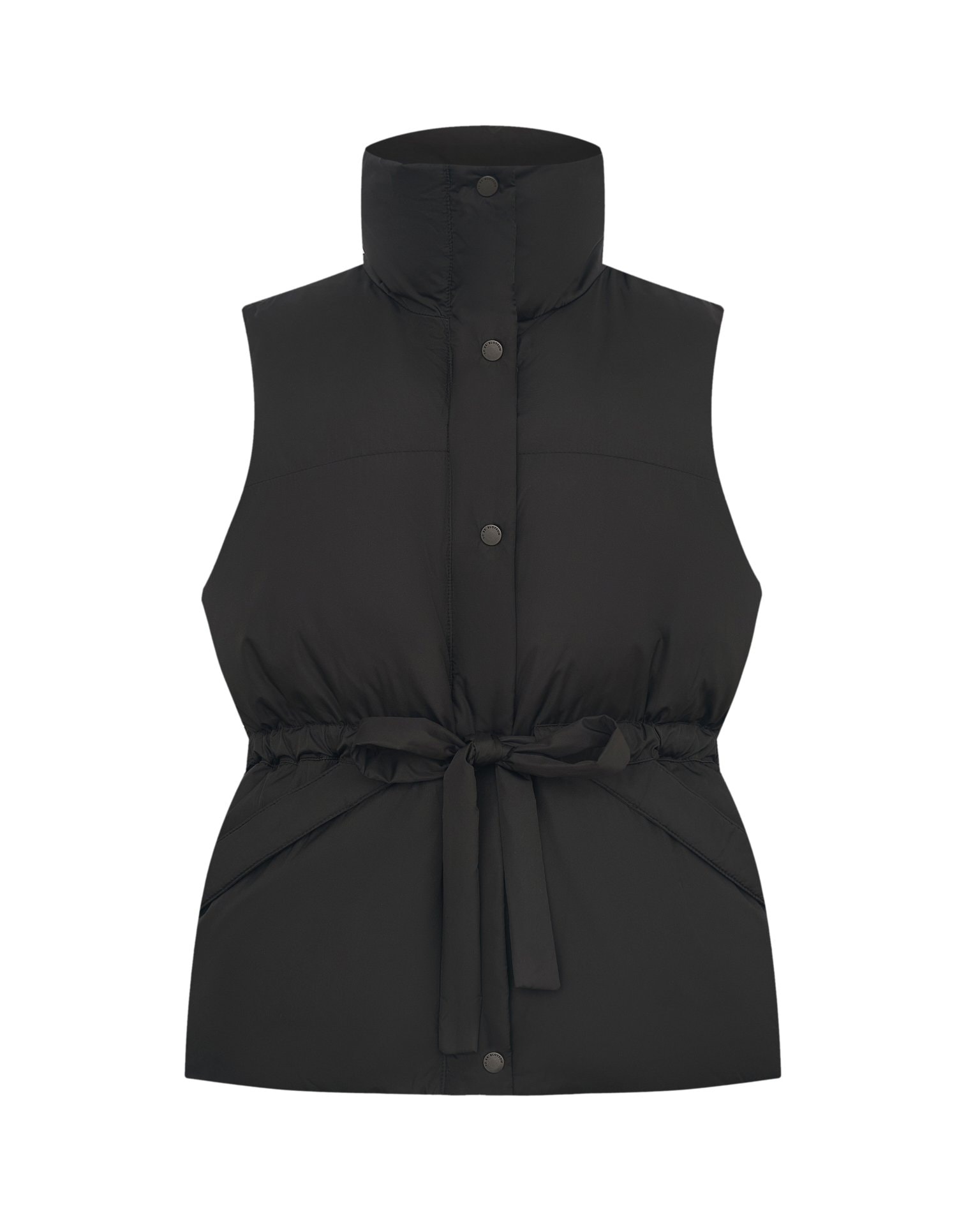 High-neck vest, Black — photo 10