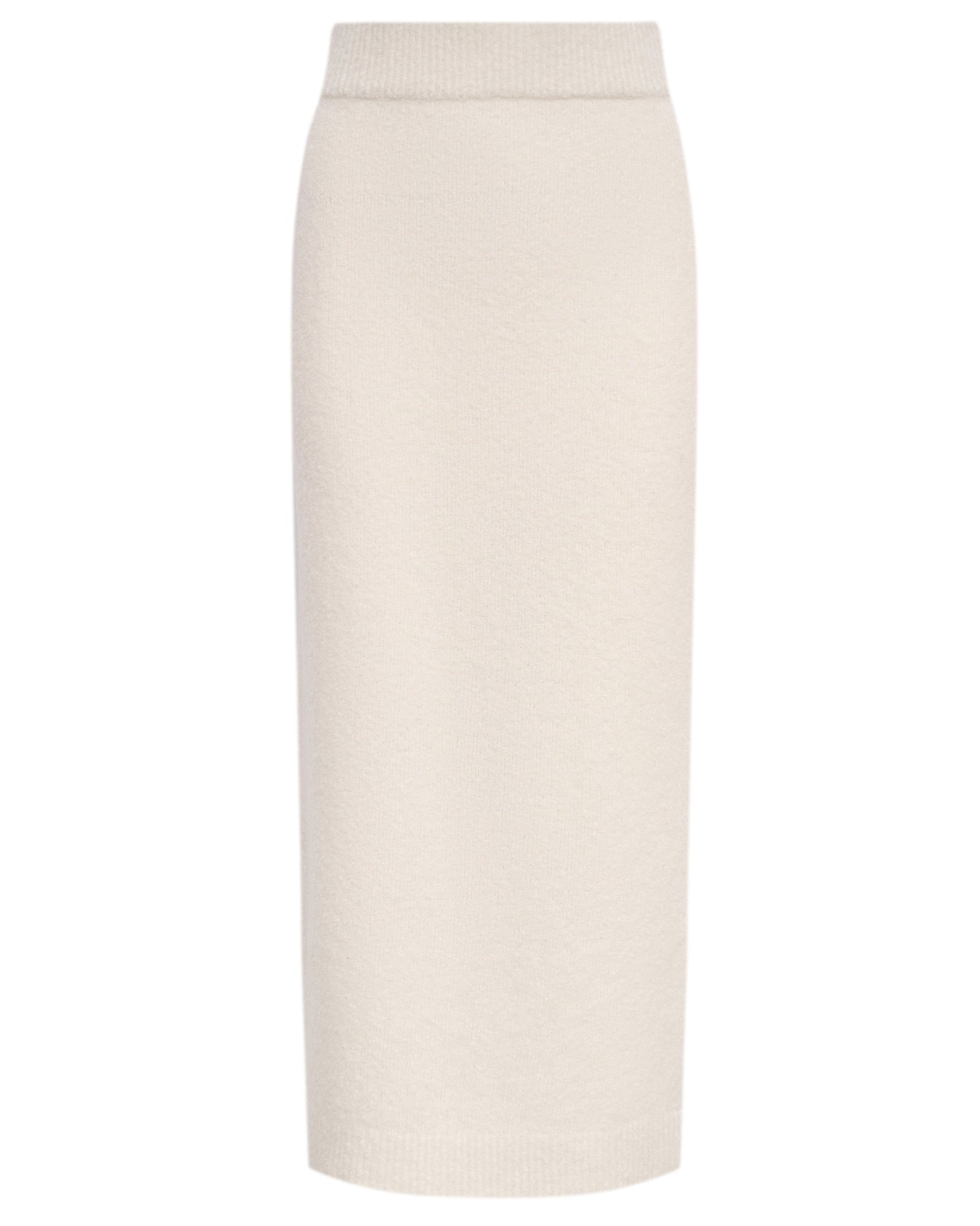 Wool midi skirt, Milky — photo 6