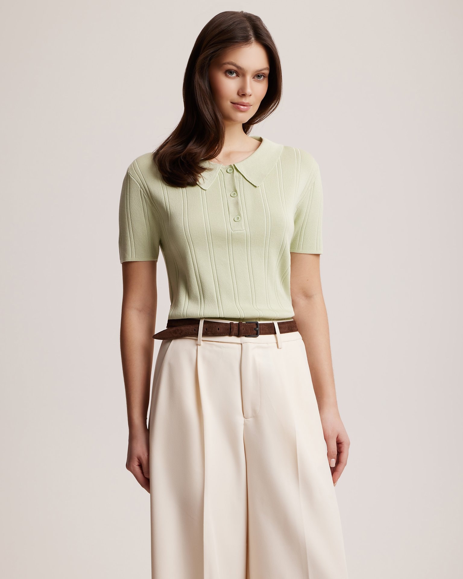 Polo t-shirt, Light Green.
