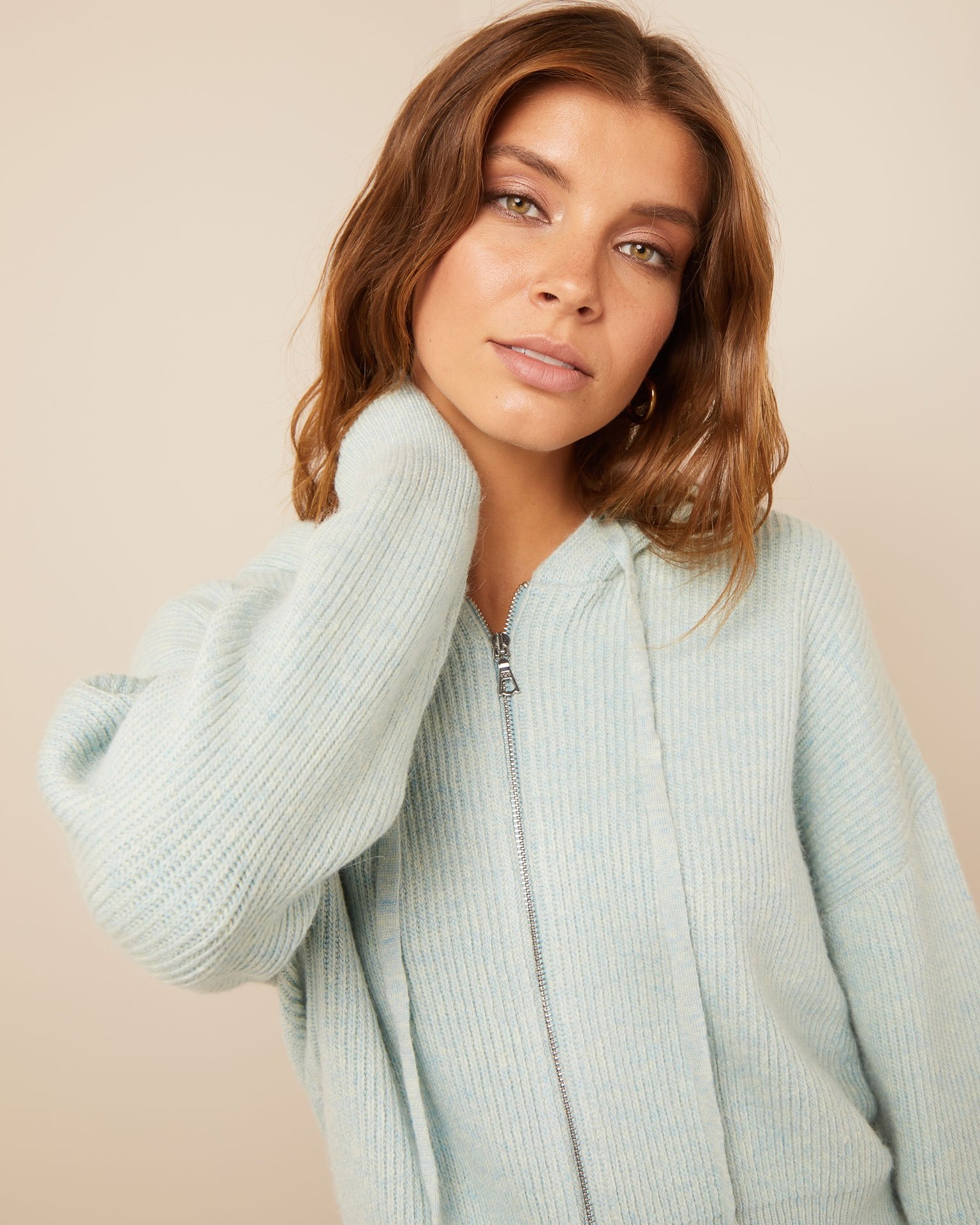 Hooded Sweater, Mint — photo 2