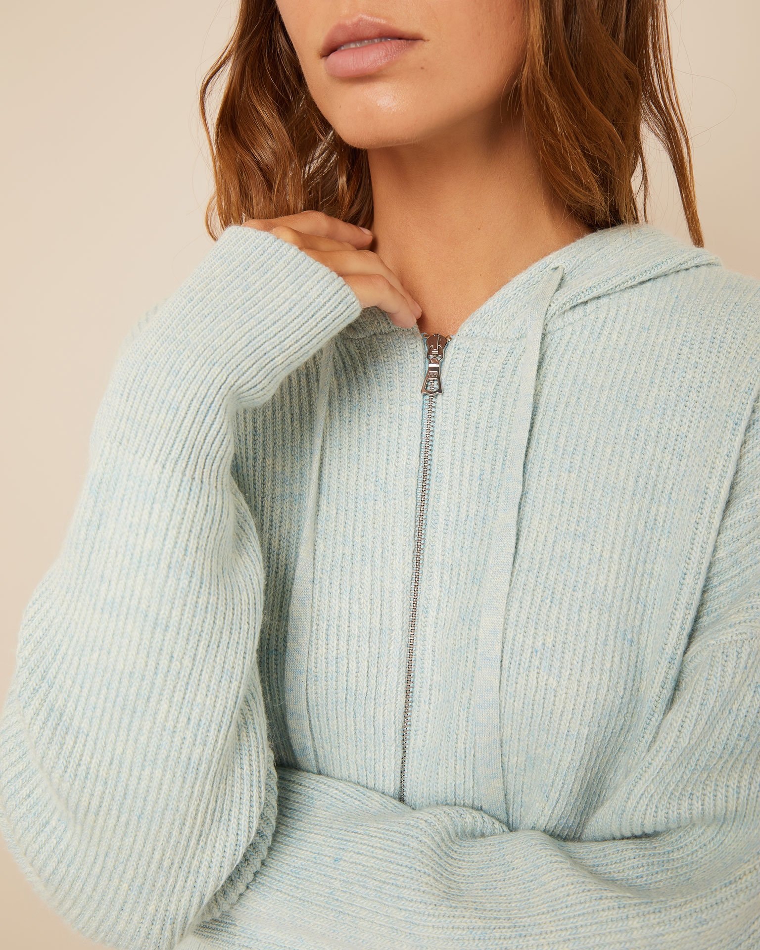 Hooded Sweater, Mint — photo 5