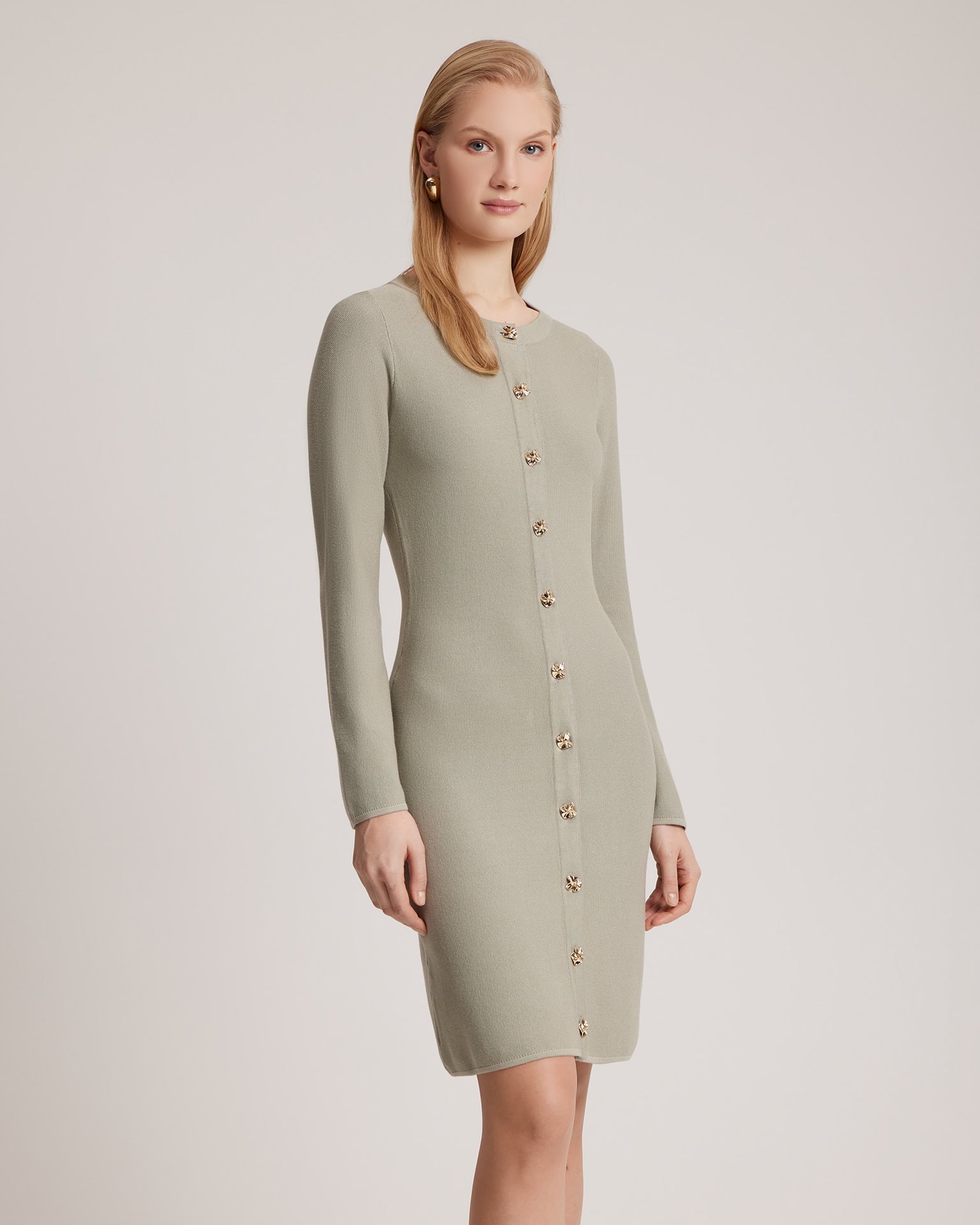 Khaki dress, Khaki — photo 2