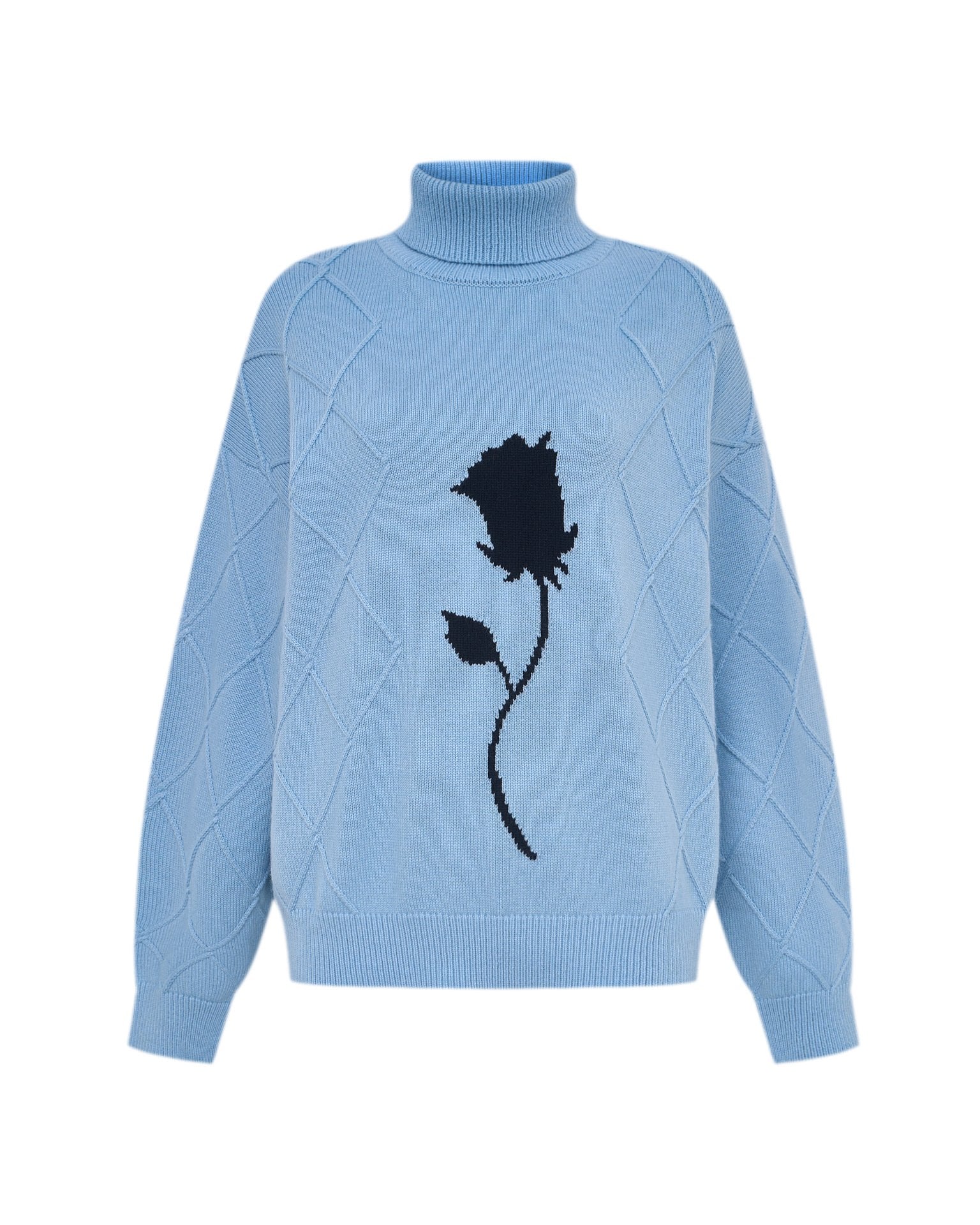 Sweater with a crew neck