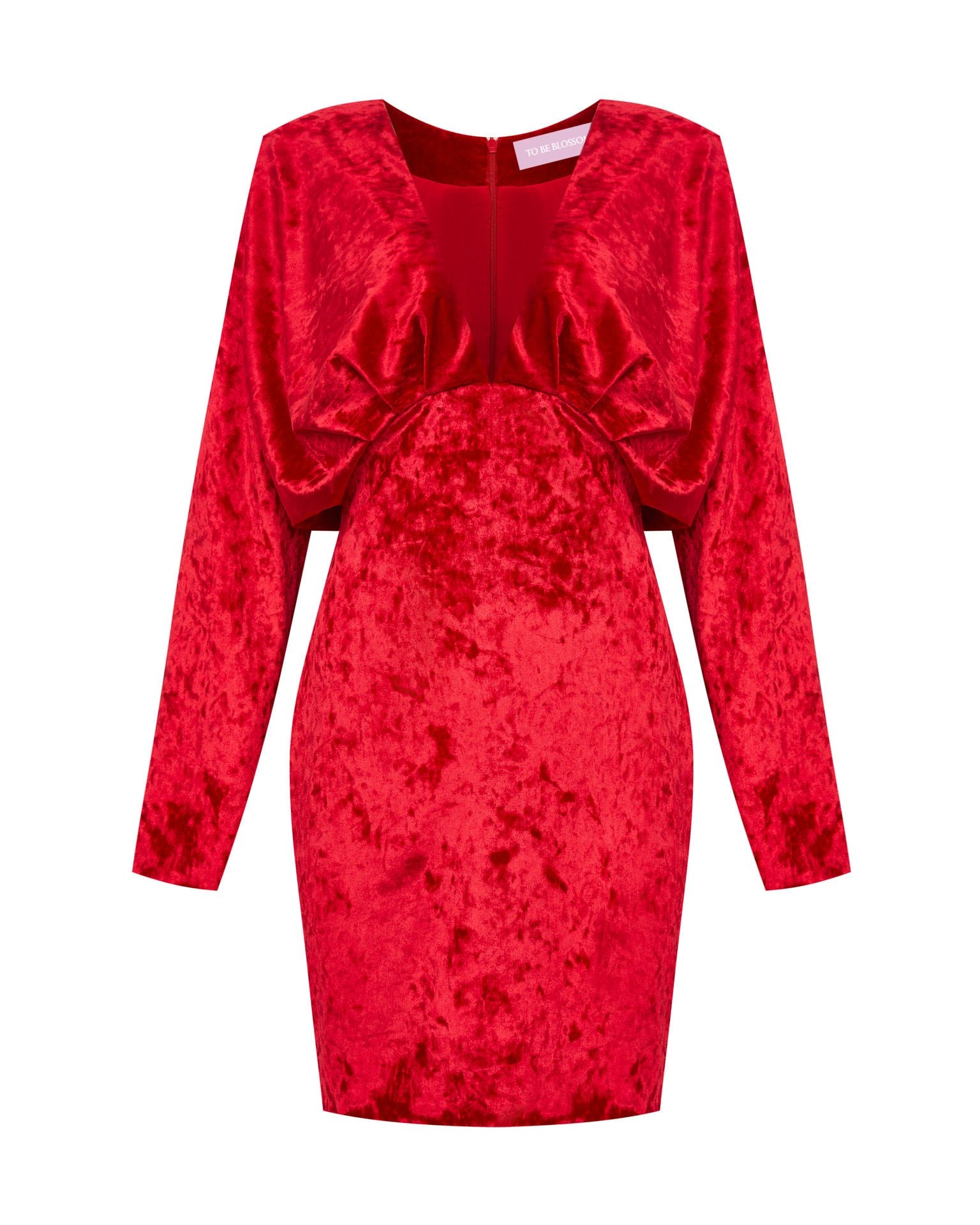 Red Velvet Dress, Red — photo 10