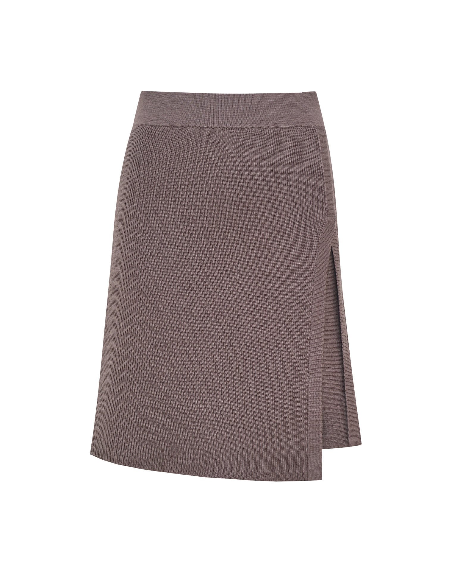 Asymmetric mini skirt