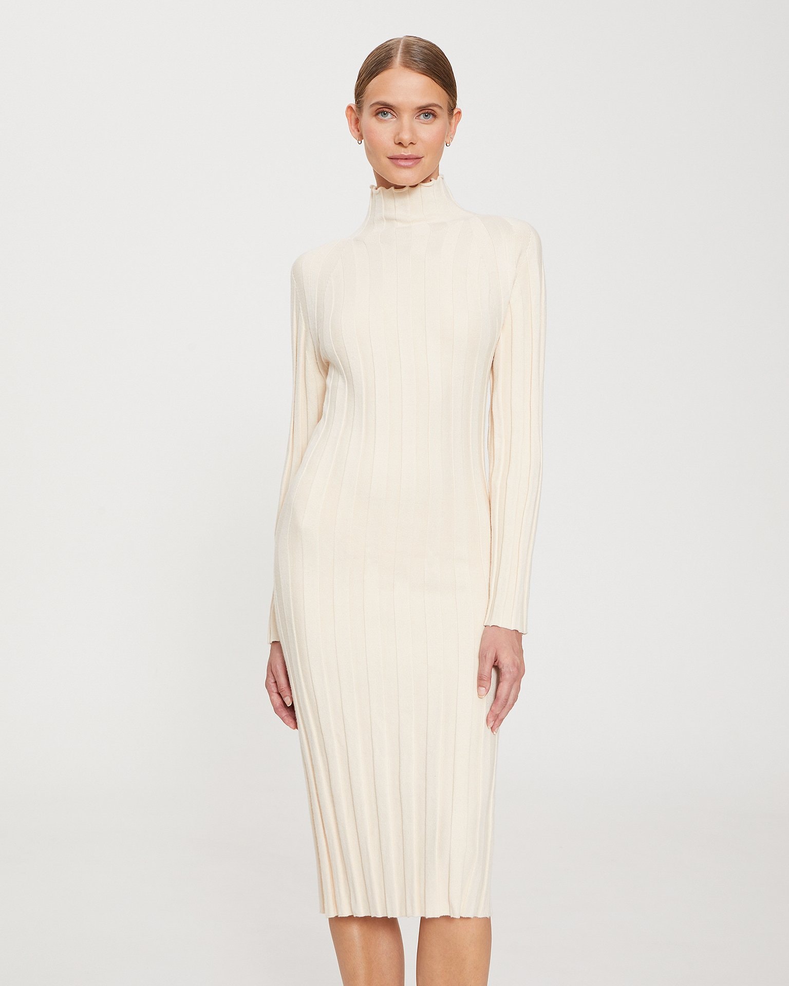 Light beige knit dress, Light Beige