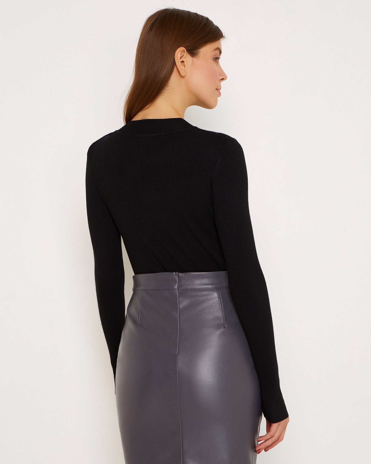 A pencil skirt, Graphite — photo 7