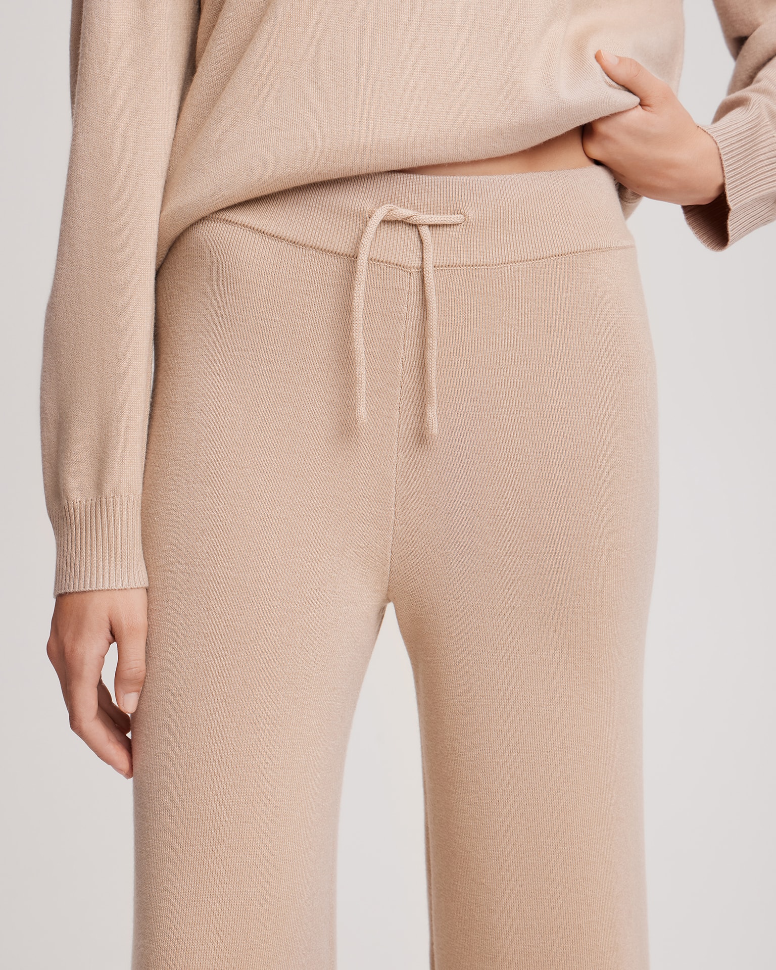 Beige knitted set, Beige — photo 9