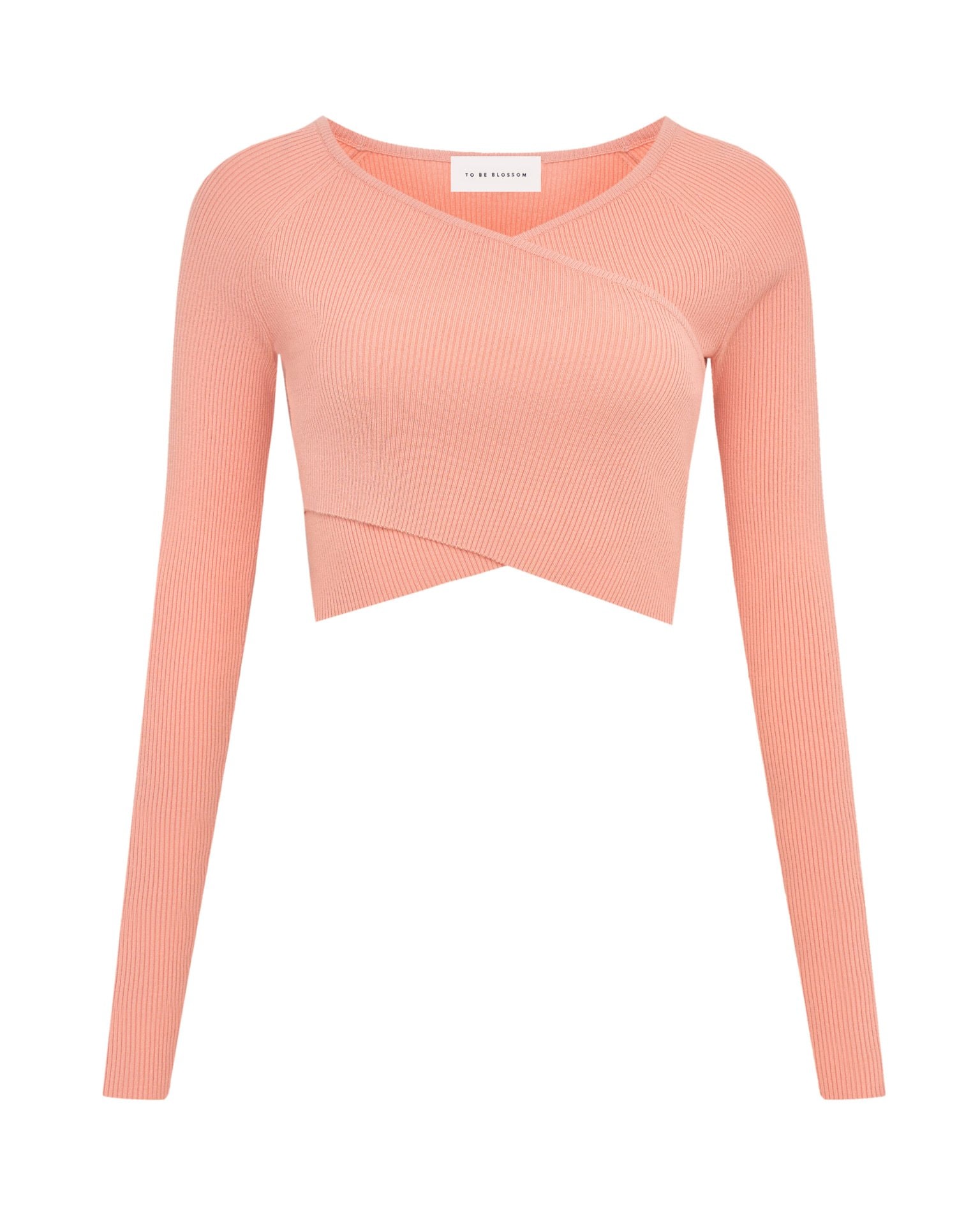 Peach crop top, Orange