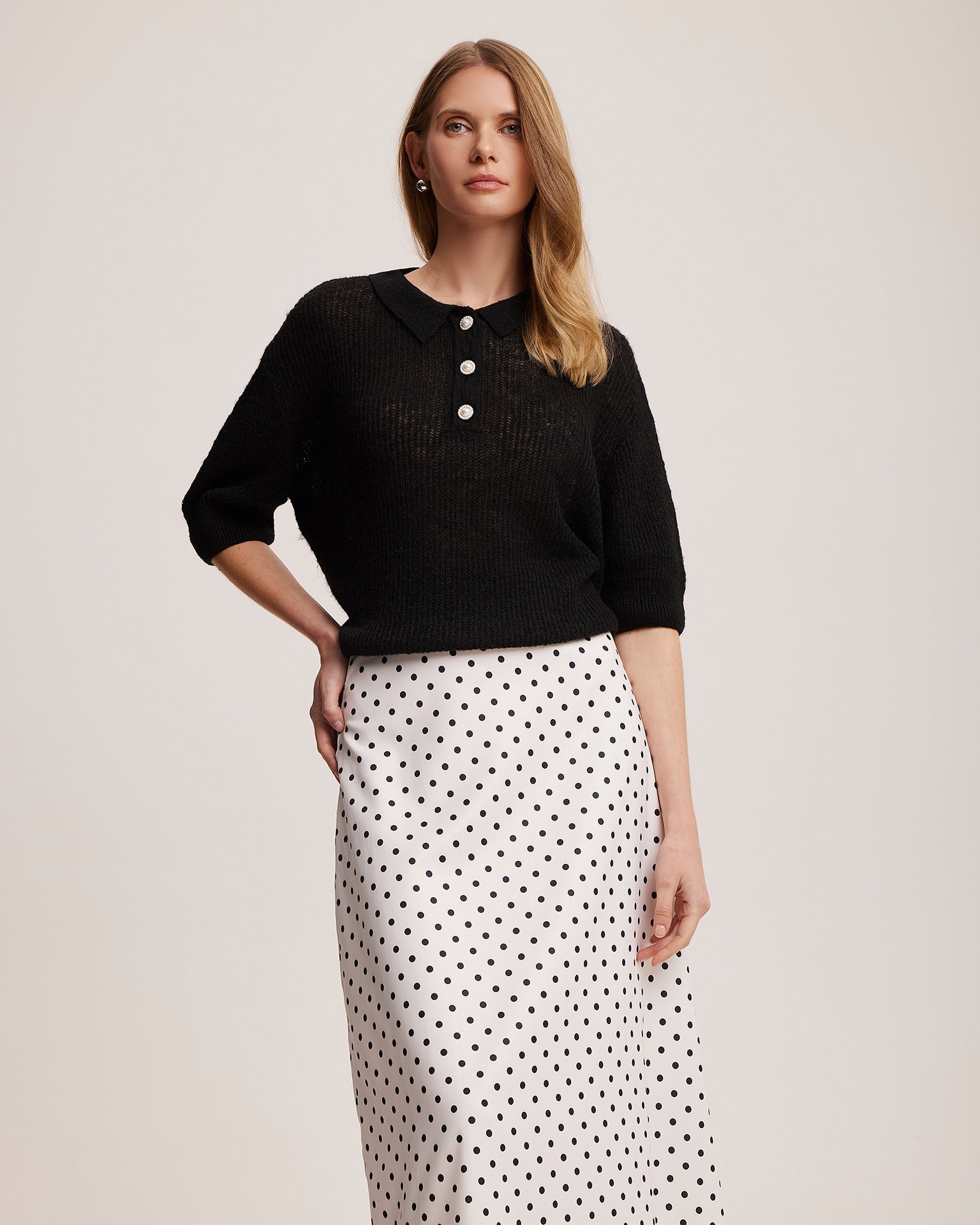 Polka dot skirt