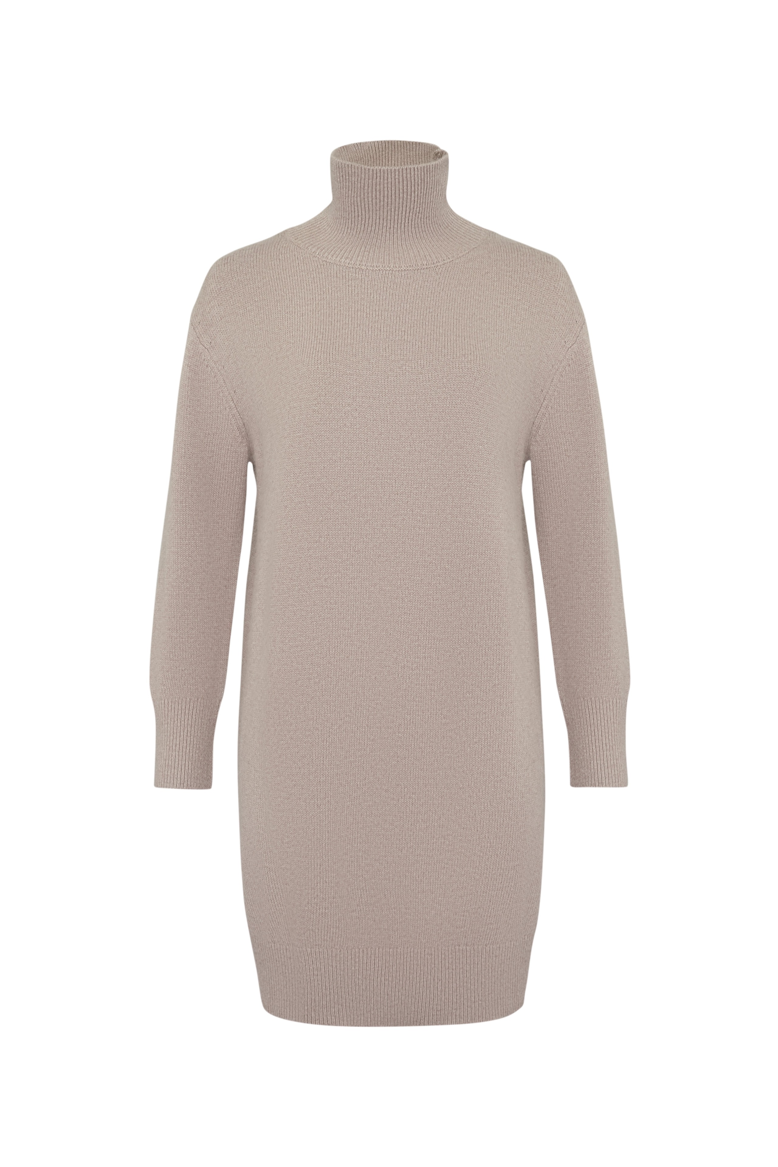 Knit Jumper Dress, Brown — photo 7