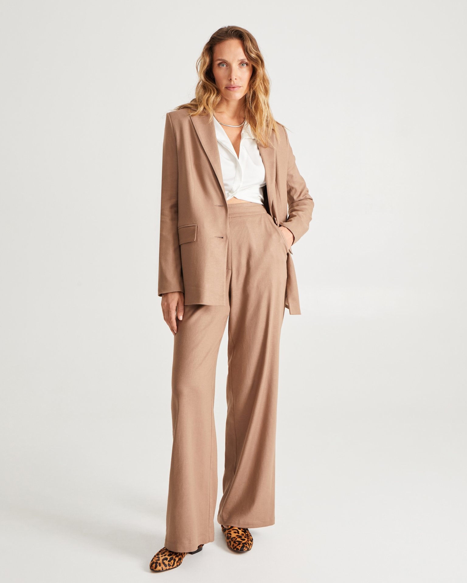 Longline jacket, Brown — photo 2