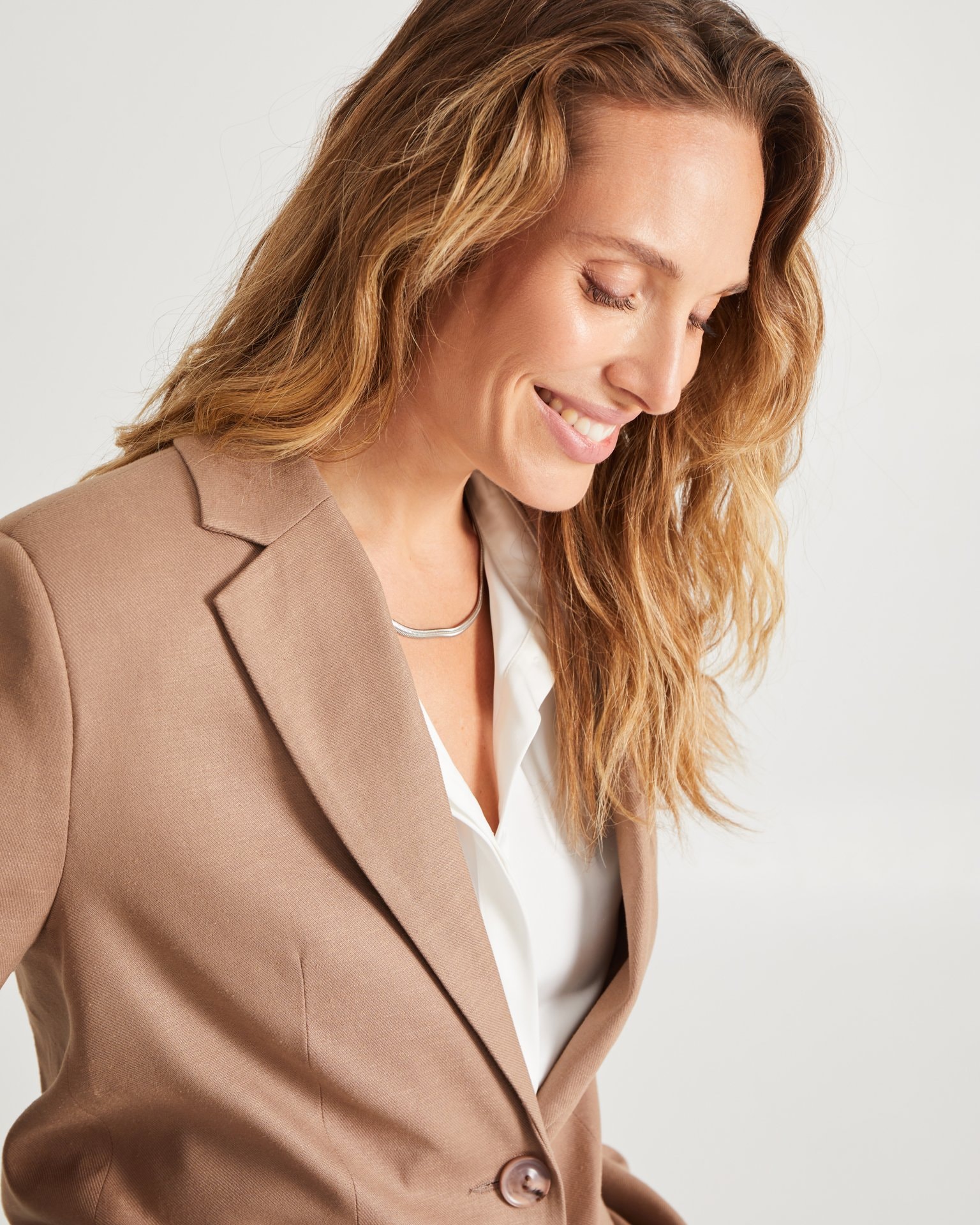 Longline jacket, Brown — photo 4