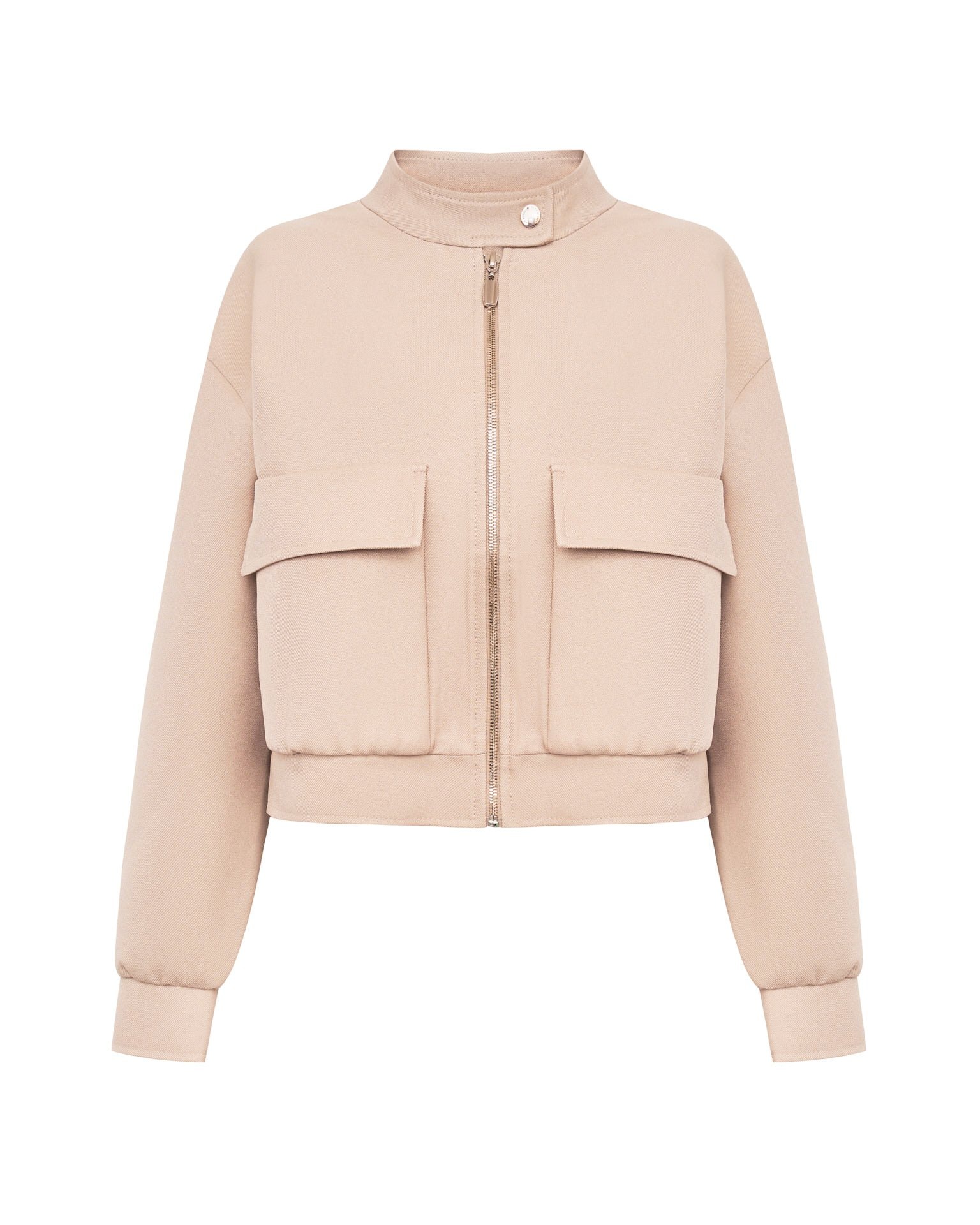Beige bomber jacket, Beige — photo 9