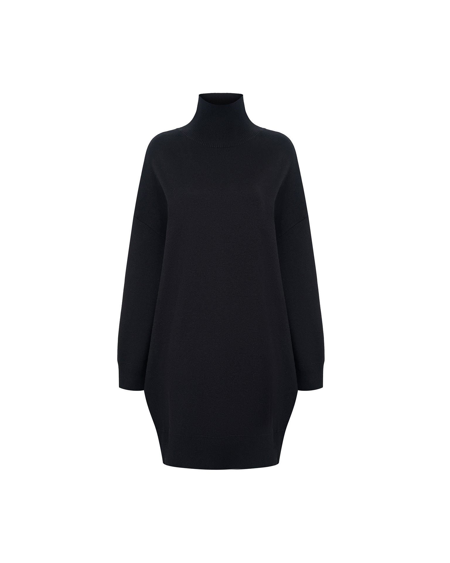 Cocoon Dress, Black — photo 6
