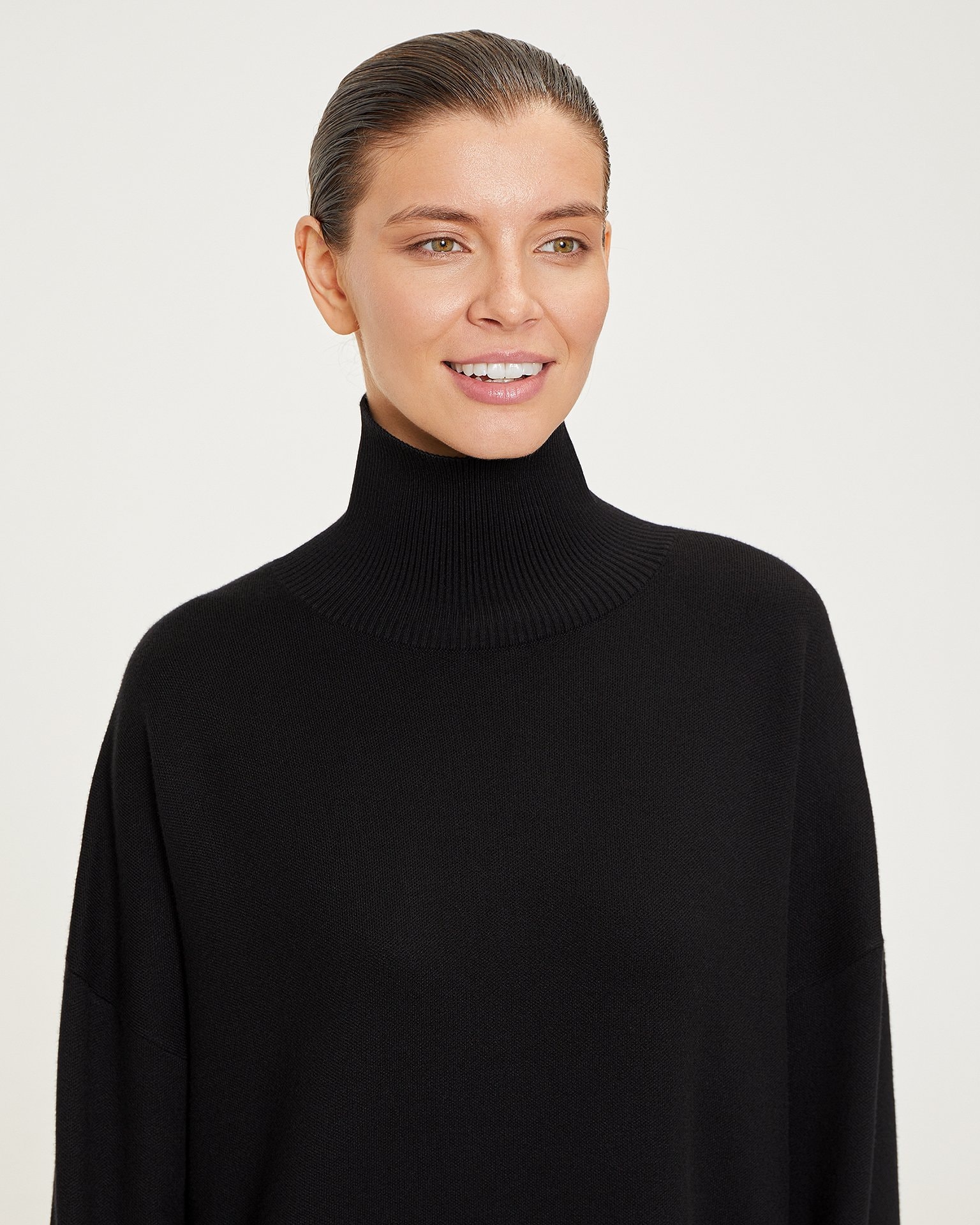 Cocoon Dress, Black — photo 4