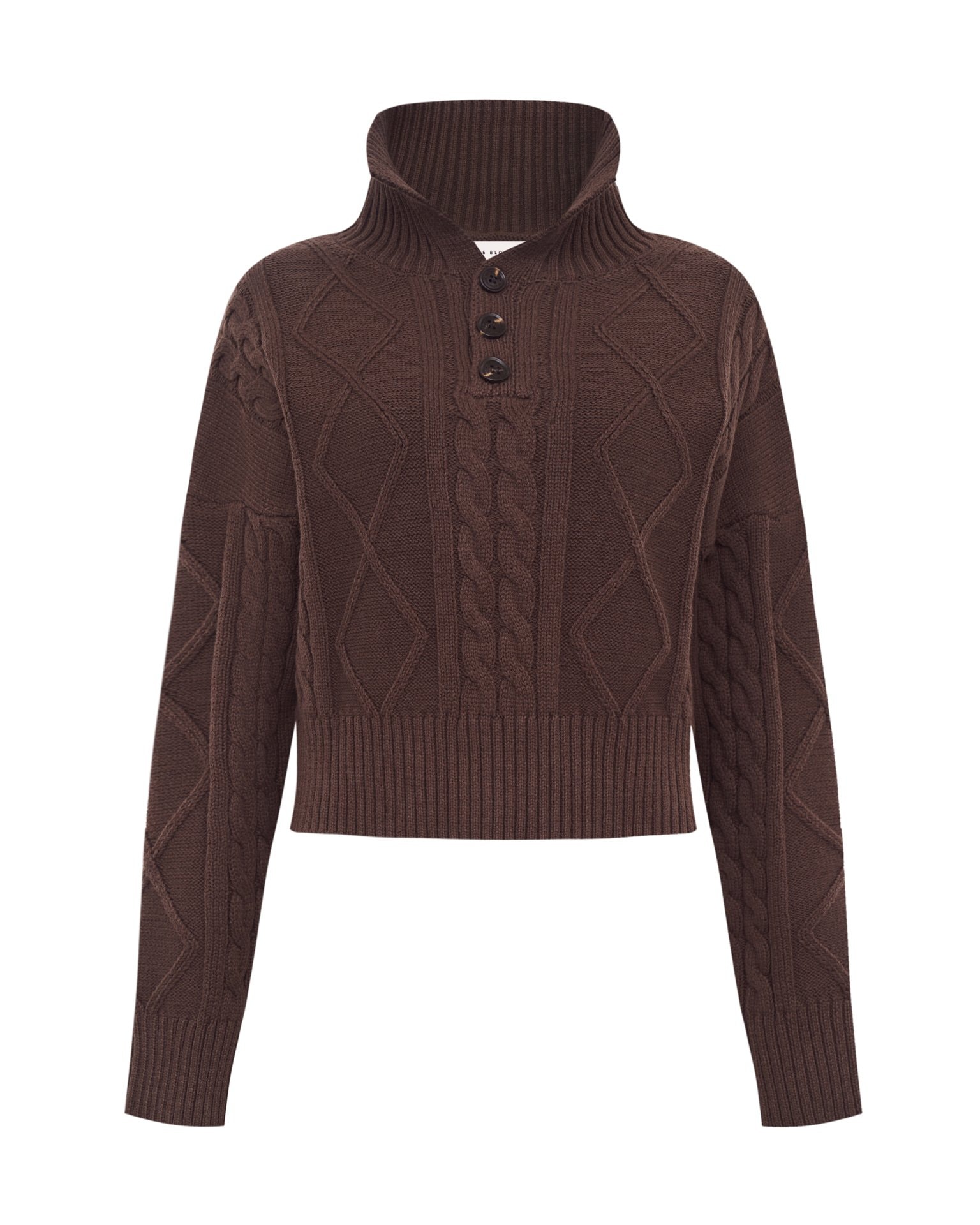 Chocolate brown jumper, Brown — photo 11