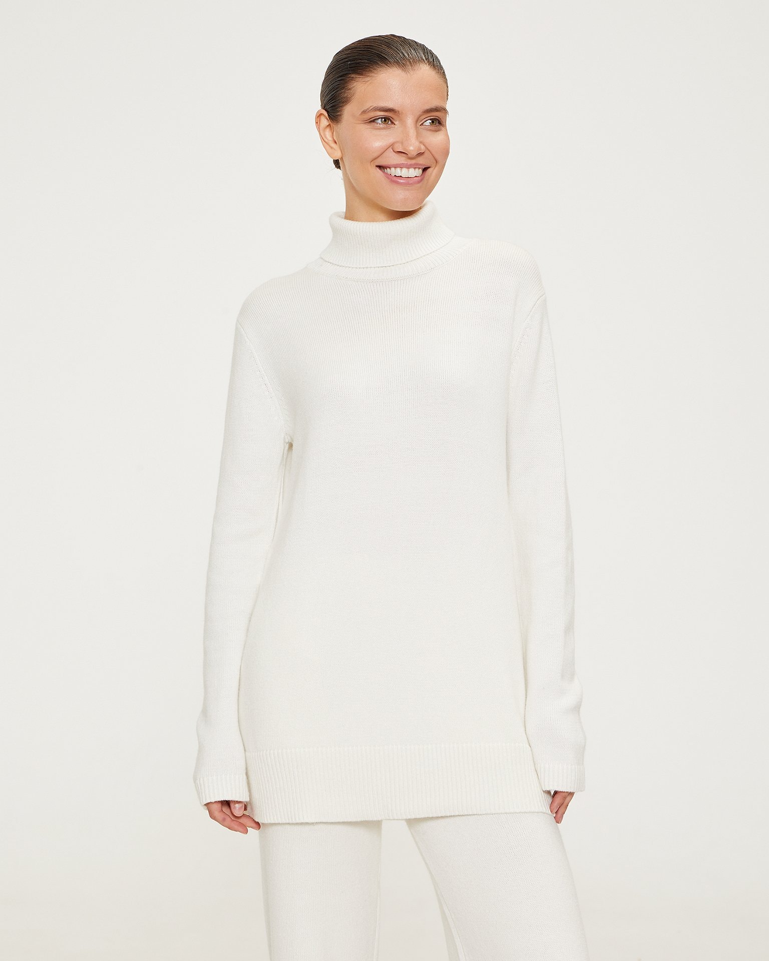 Palazzo trouser set, Milky — photo 2