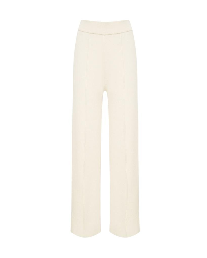 A knitwear suit in a milky colour, Milky — photo 7