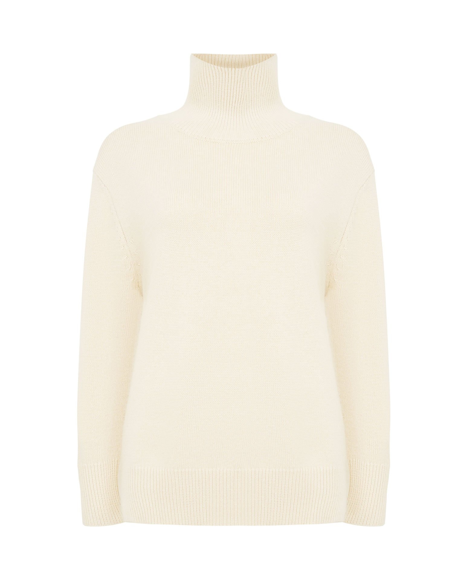 A knitwear suit in a milky colour, Milky — photo 6
