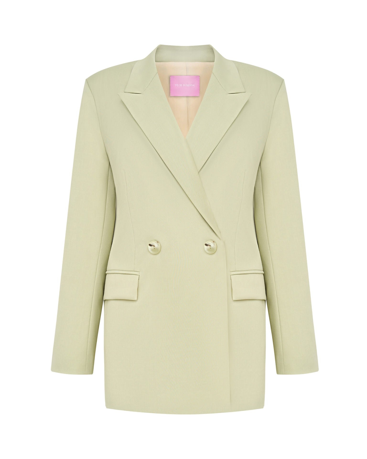 Longline Blazer, Mint — photo 7