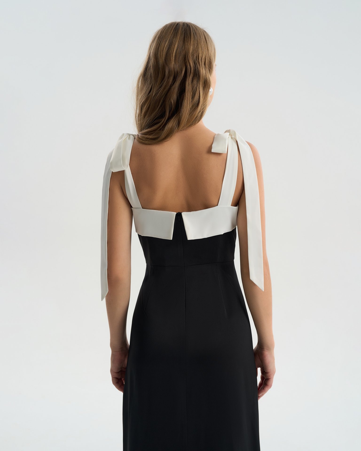 Dress with bows, Black — photo 8