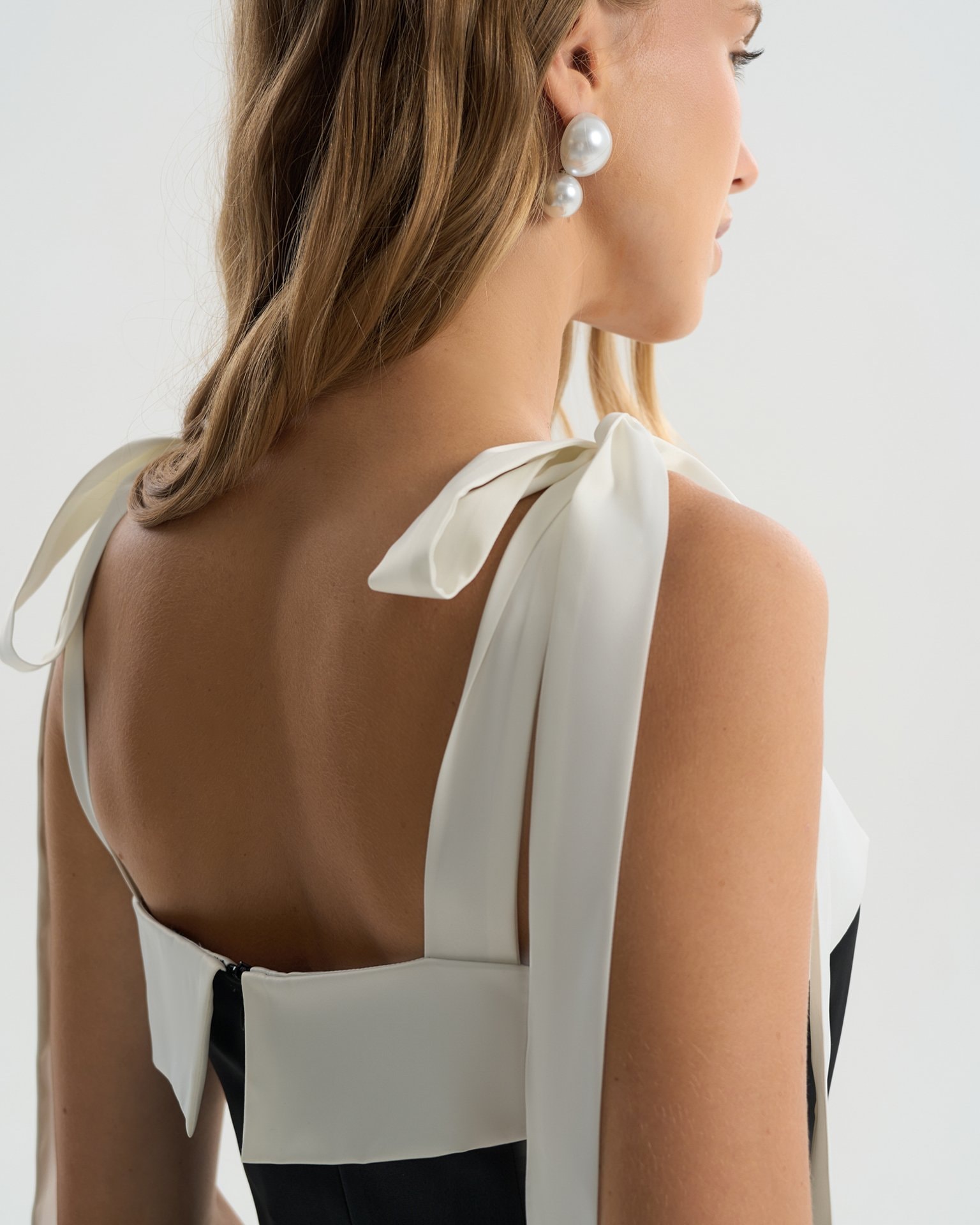 Dress with bows, Black — photo 10