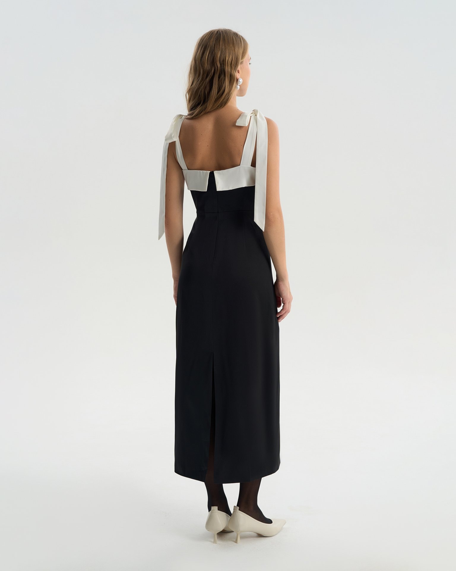 Dress with bows, Black — photo 5