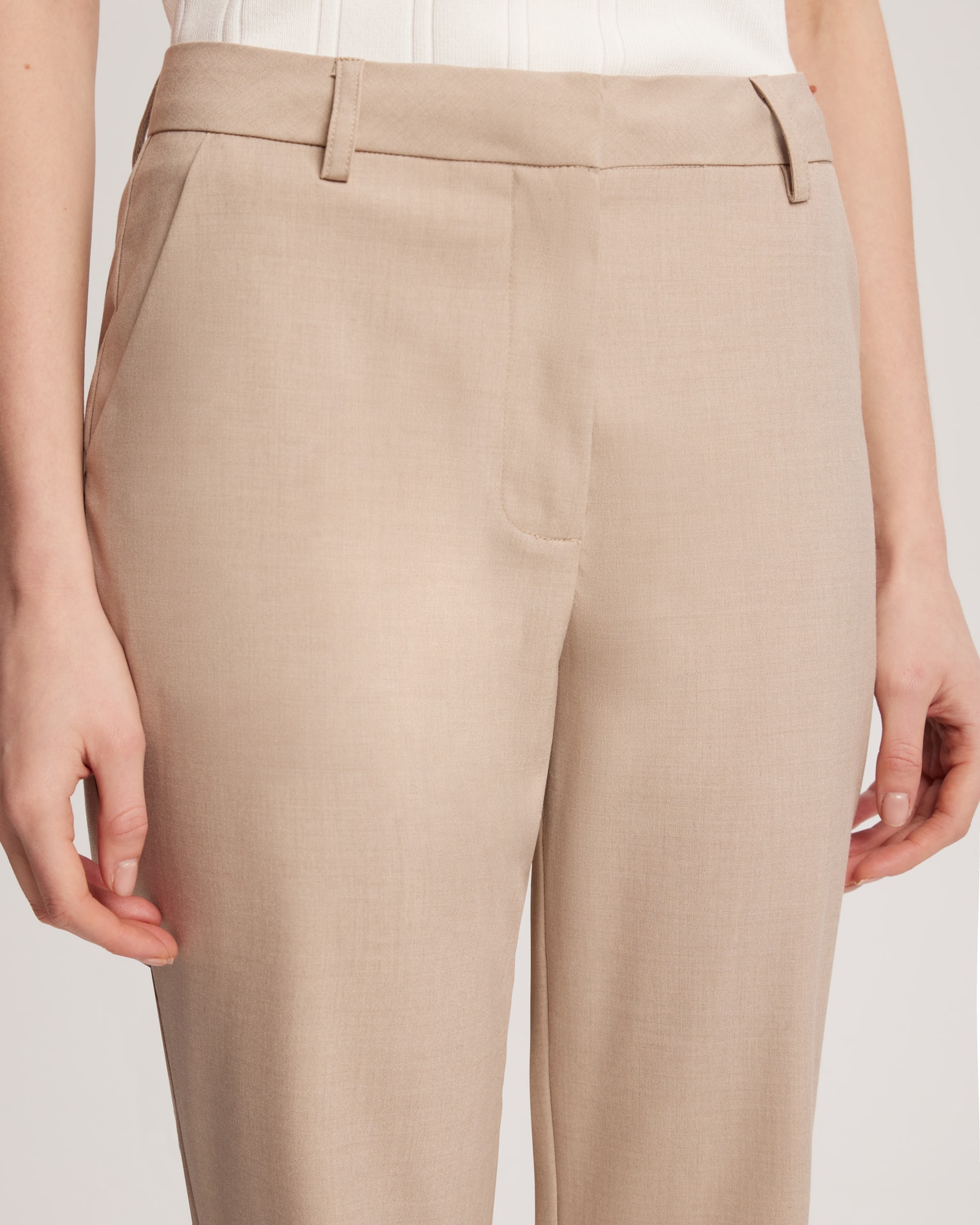 Classic trousers, Light Brown — photo 5