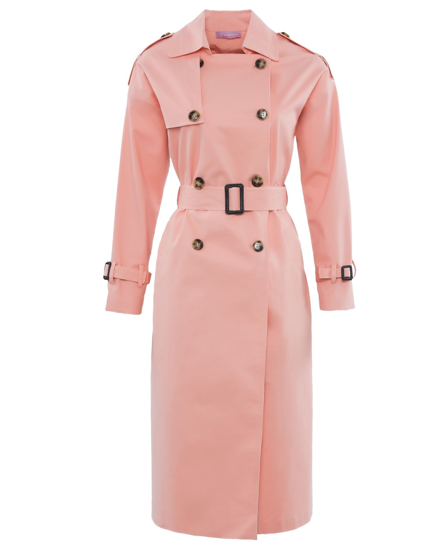 Trench coat in a peach hue, Pink — photo 6