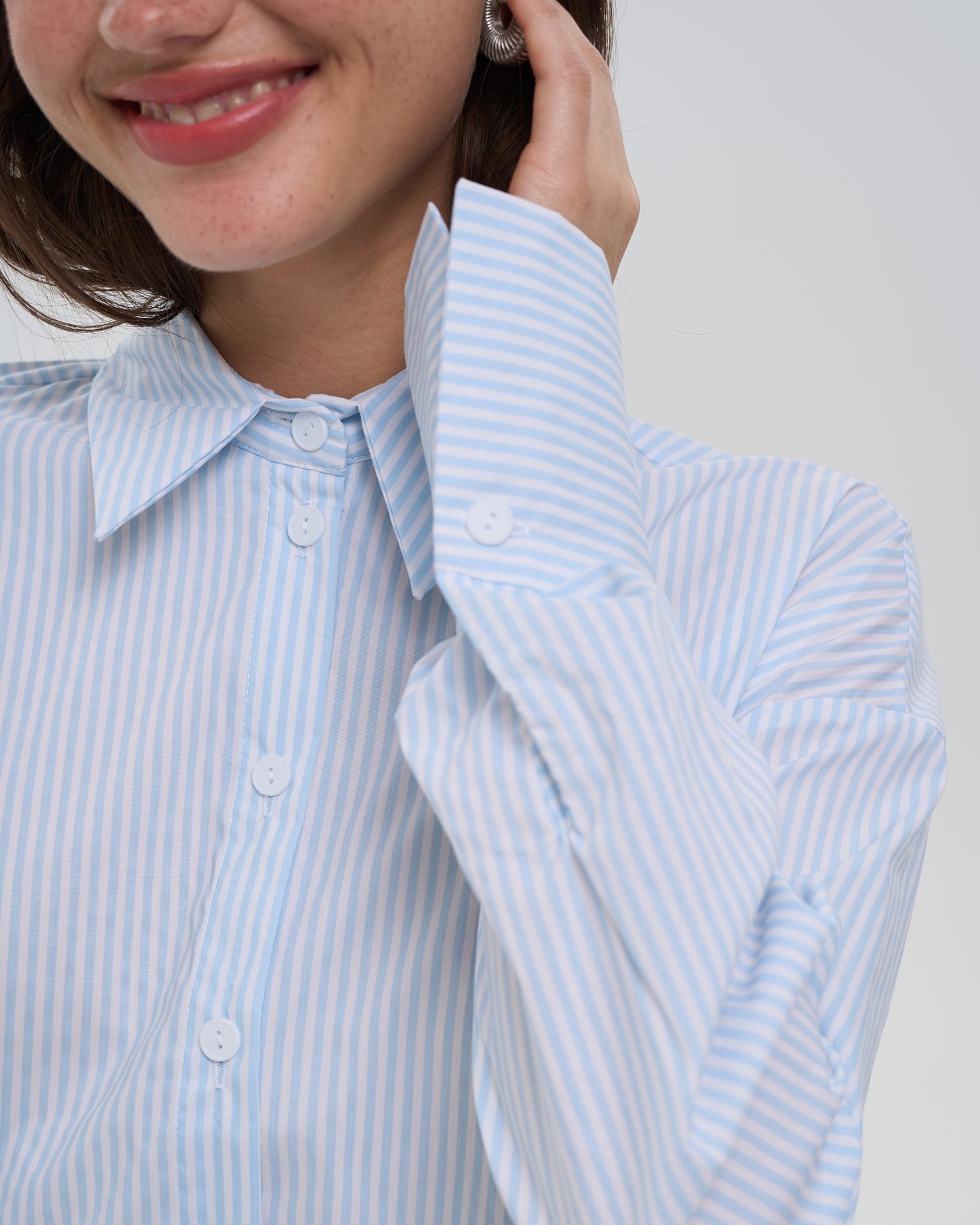 Striped dress, Blue — photo 8