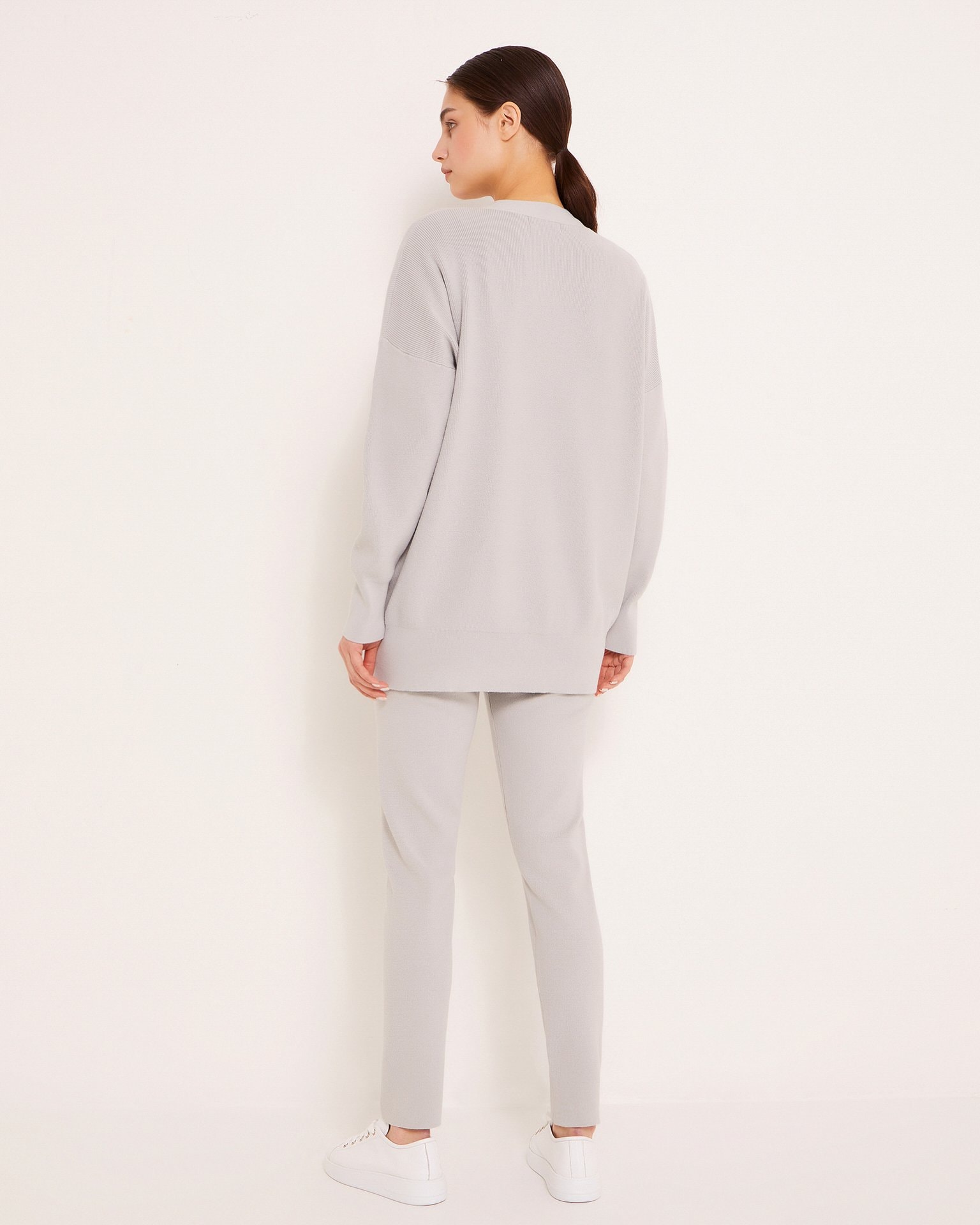 A set with a cardigan, Grey — photo 3