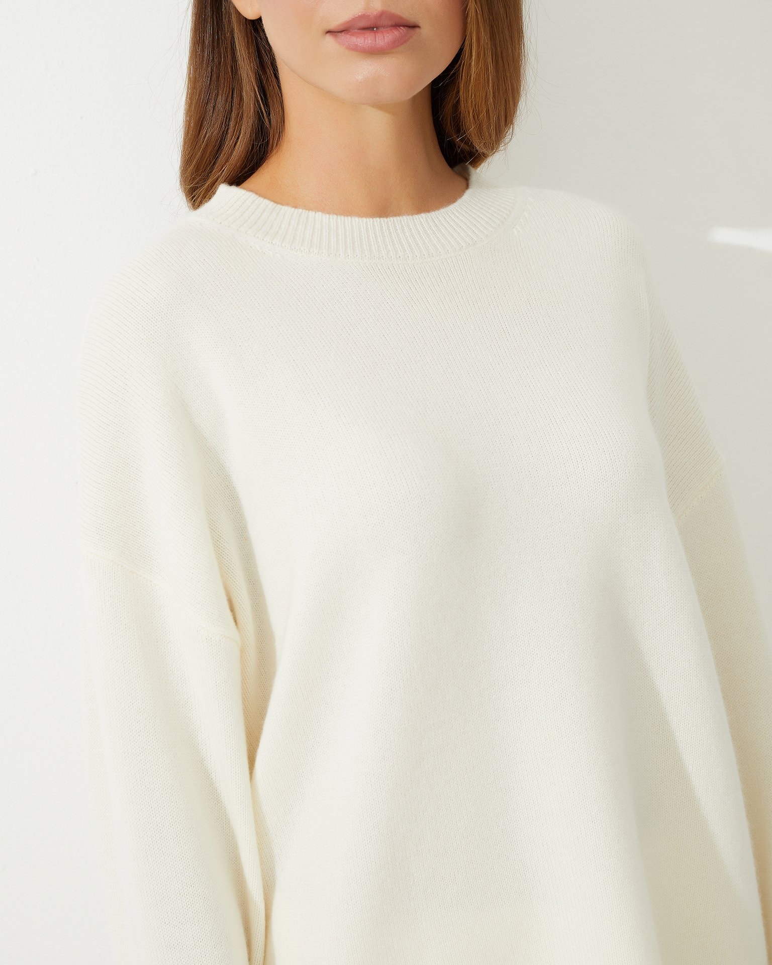Cashmere Jumper, Milk — photo 6